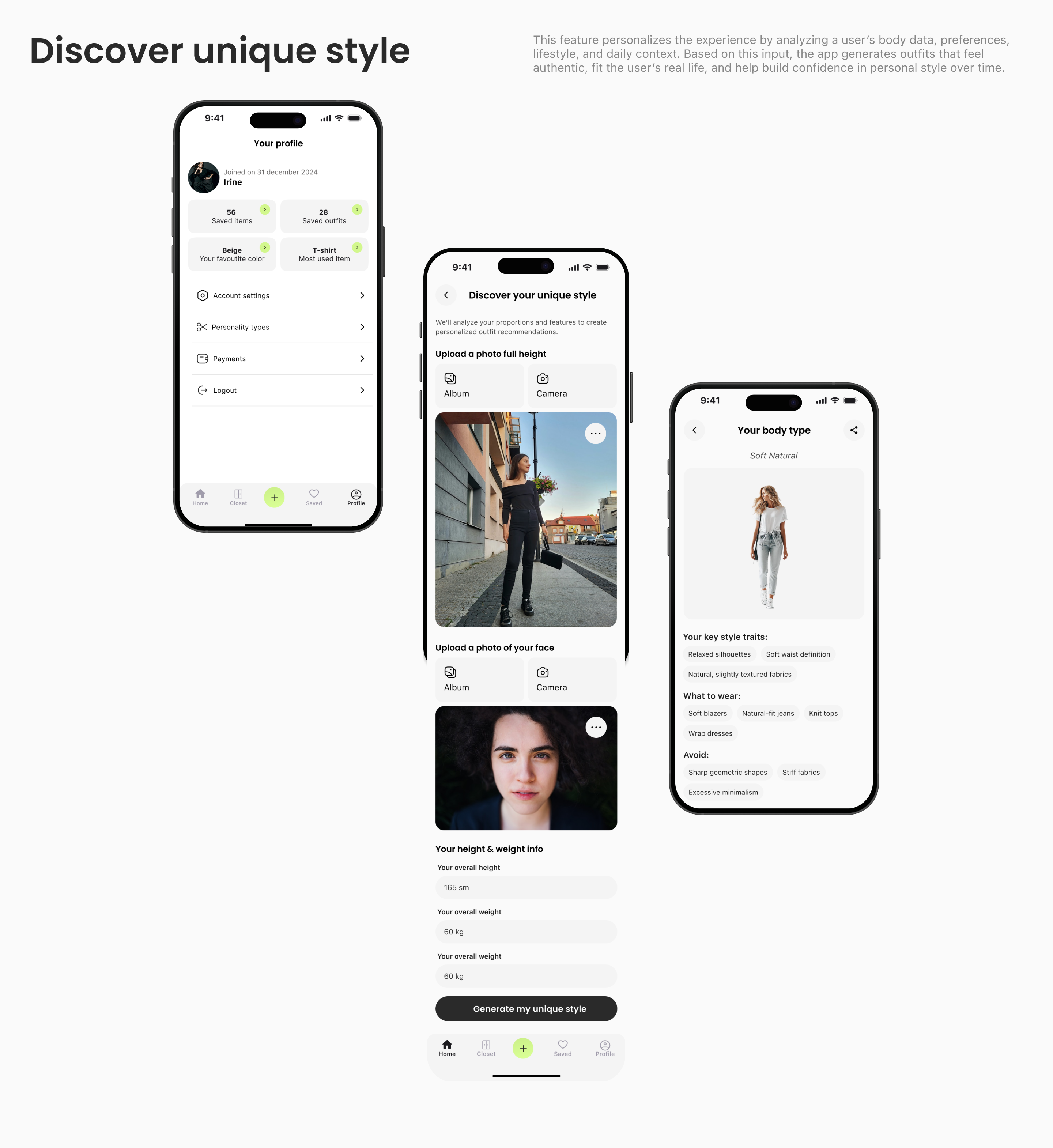AI Гардероб Style Mate — Изображение №18 — Интерфейсы на Dprofile