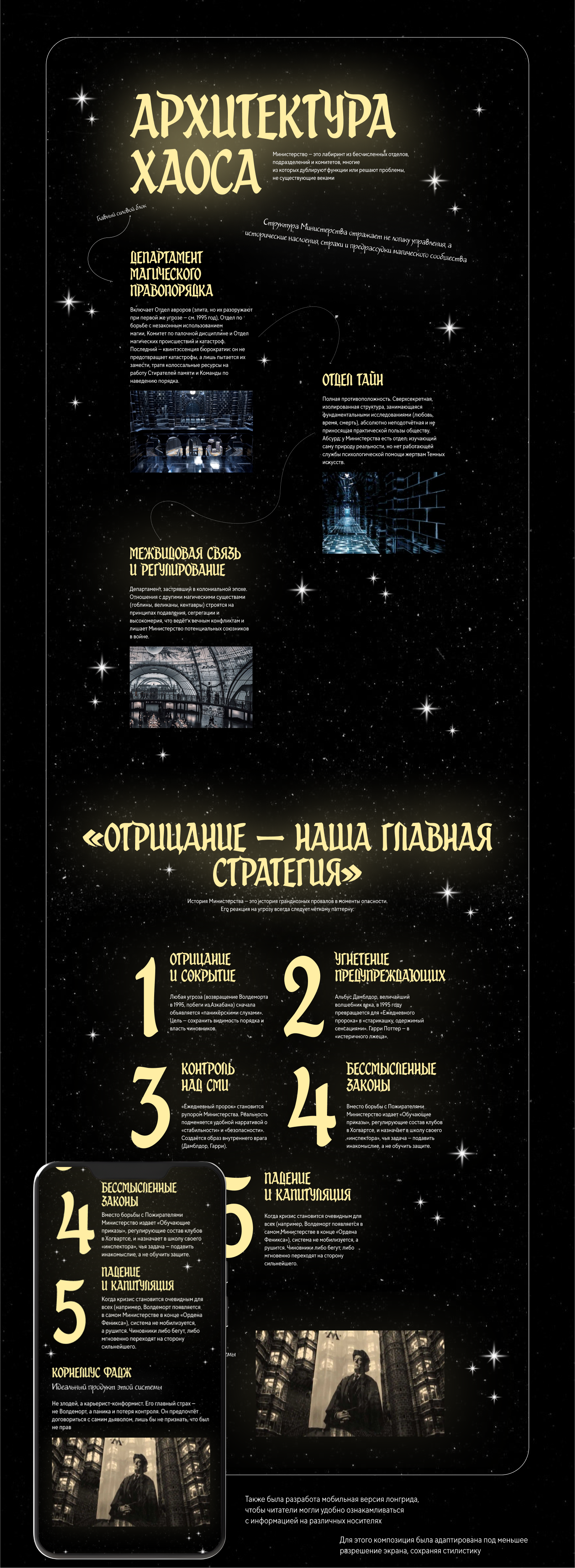 Longread | Лонгрид  — Министерство магии — Изображение №5 — Интерфейсы, Графика на Dprofile