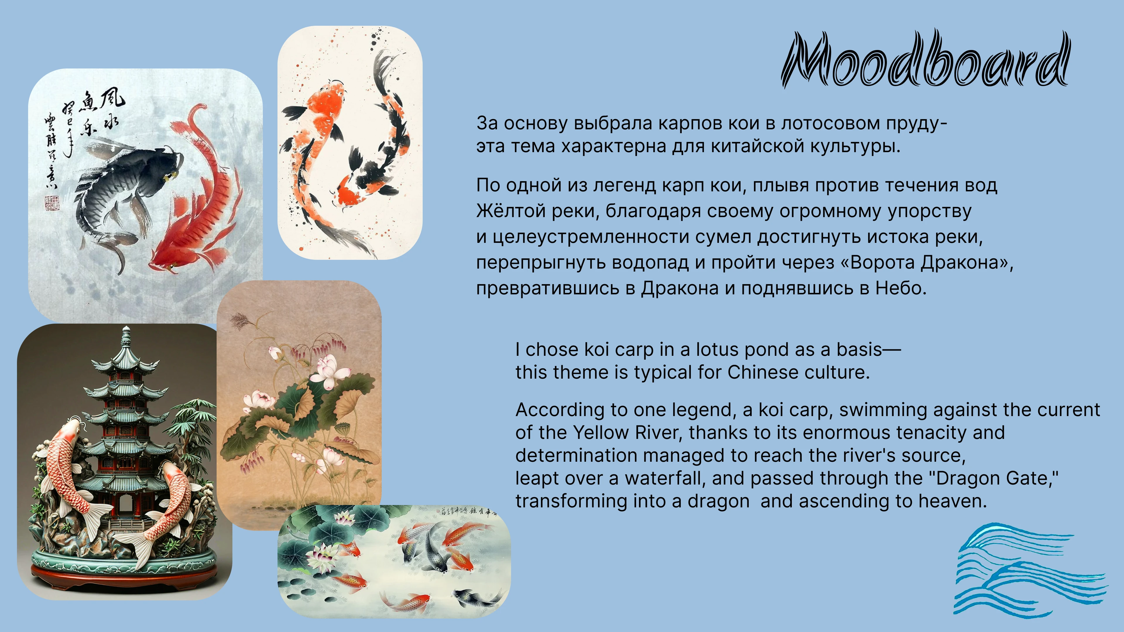 Карп кои. Худи в китайском стиле. Елизавета Гекк — Изображение №3 — Иллюстрация, Графика на Dprofile