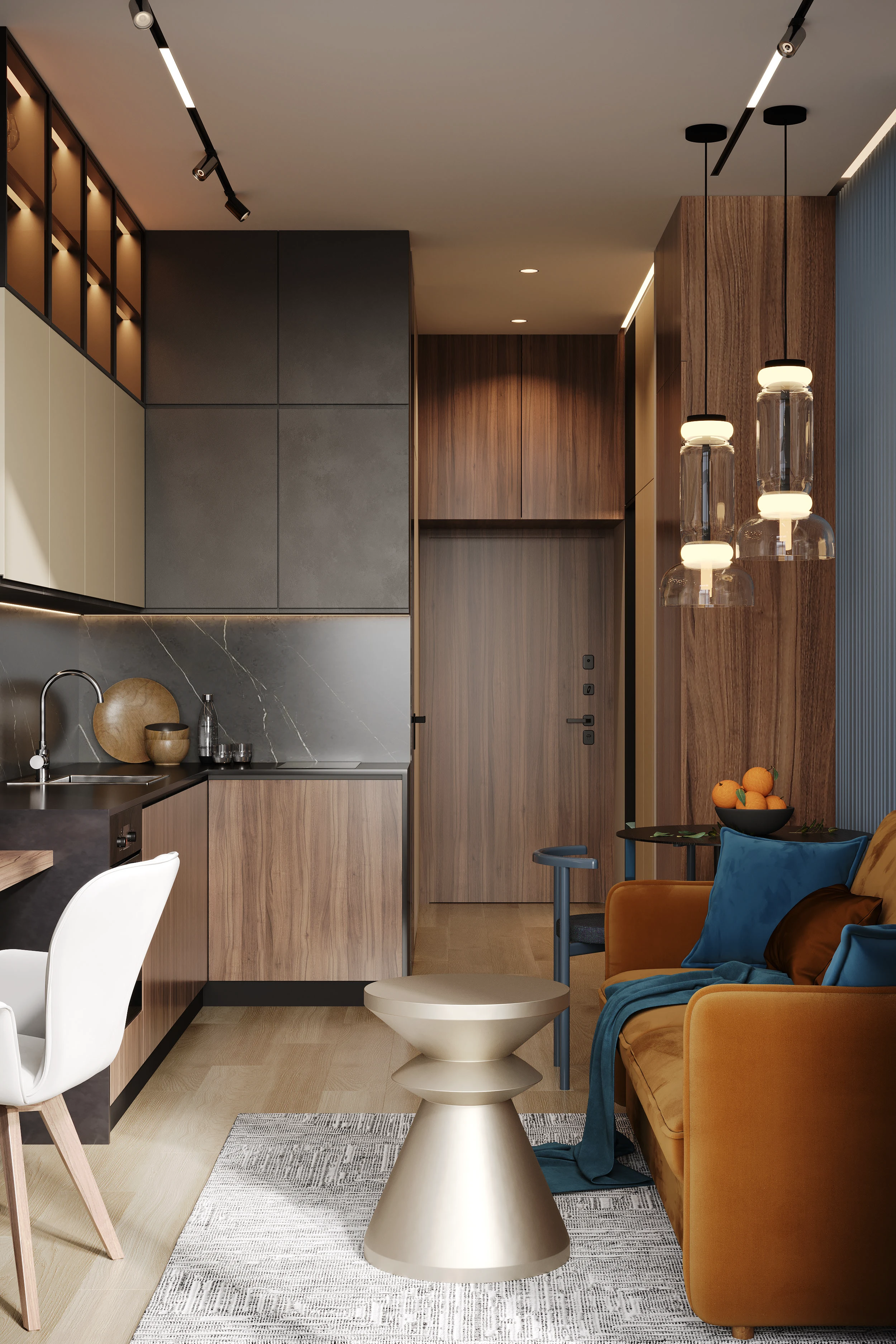 Студия в Москве, ЖК "Kazakov grand loft" — Изображение №4 — 3D, Архитектура на Dprofile