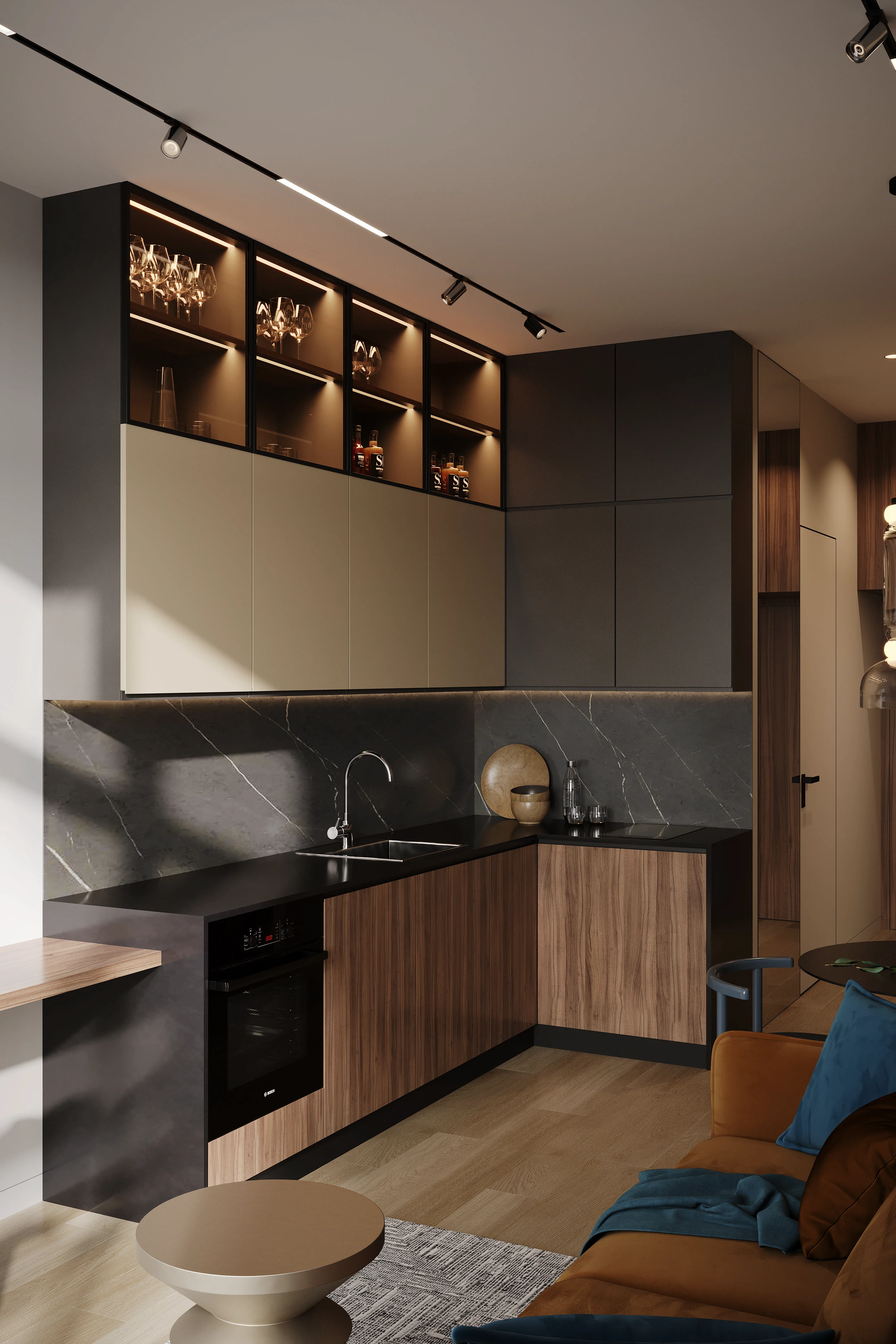 Студия в Москве, ЖК "Kazakov grand loft" — Изображение №5 — 3D, Архитектура на Dprofile