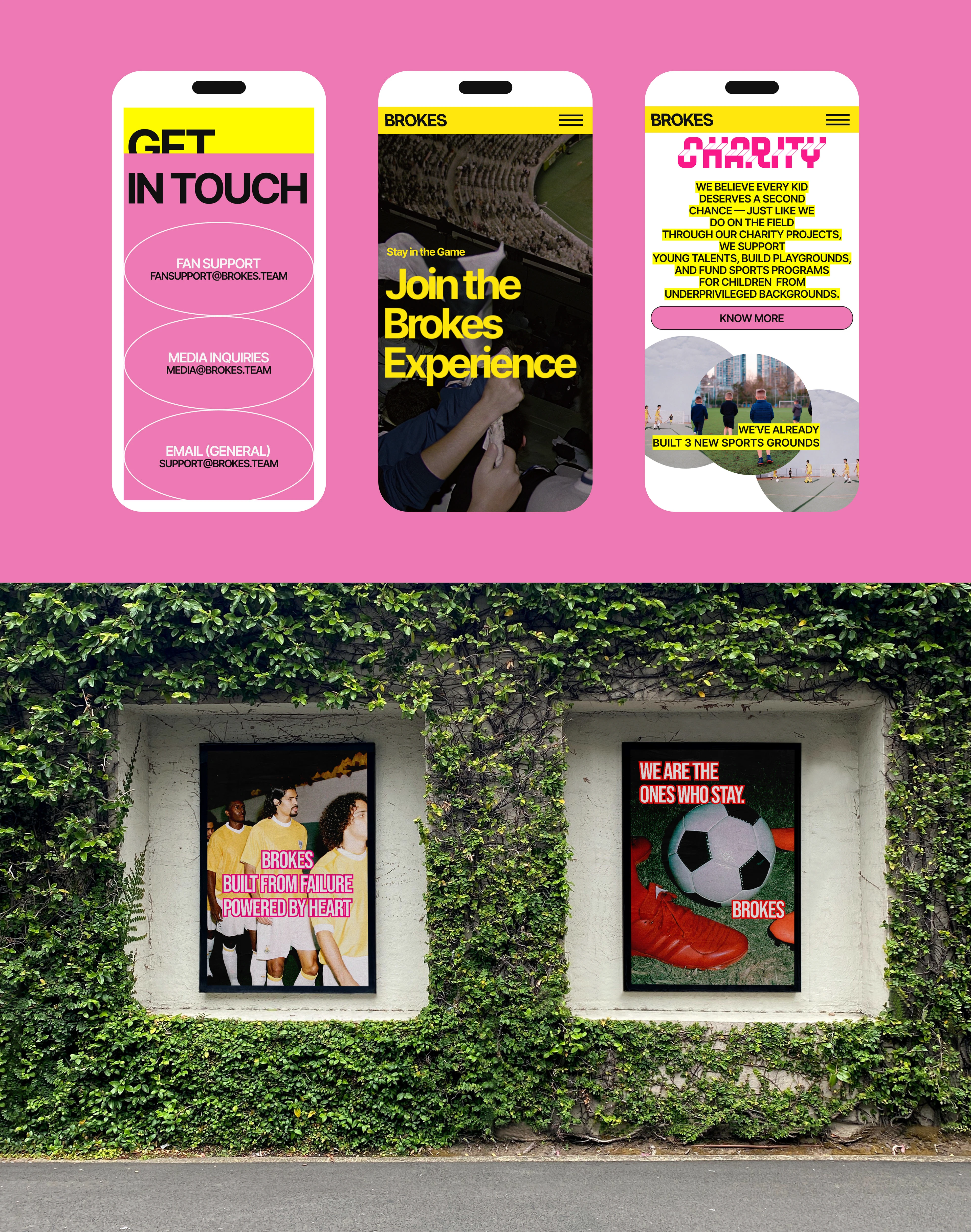 BROKES FOOTBALL TEAM | Corporate website — Изображение №9 — Интерфейсы, Брендинг на Dprofile