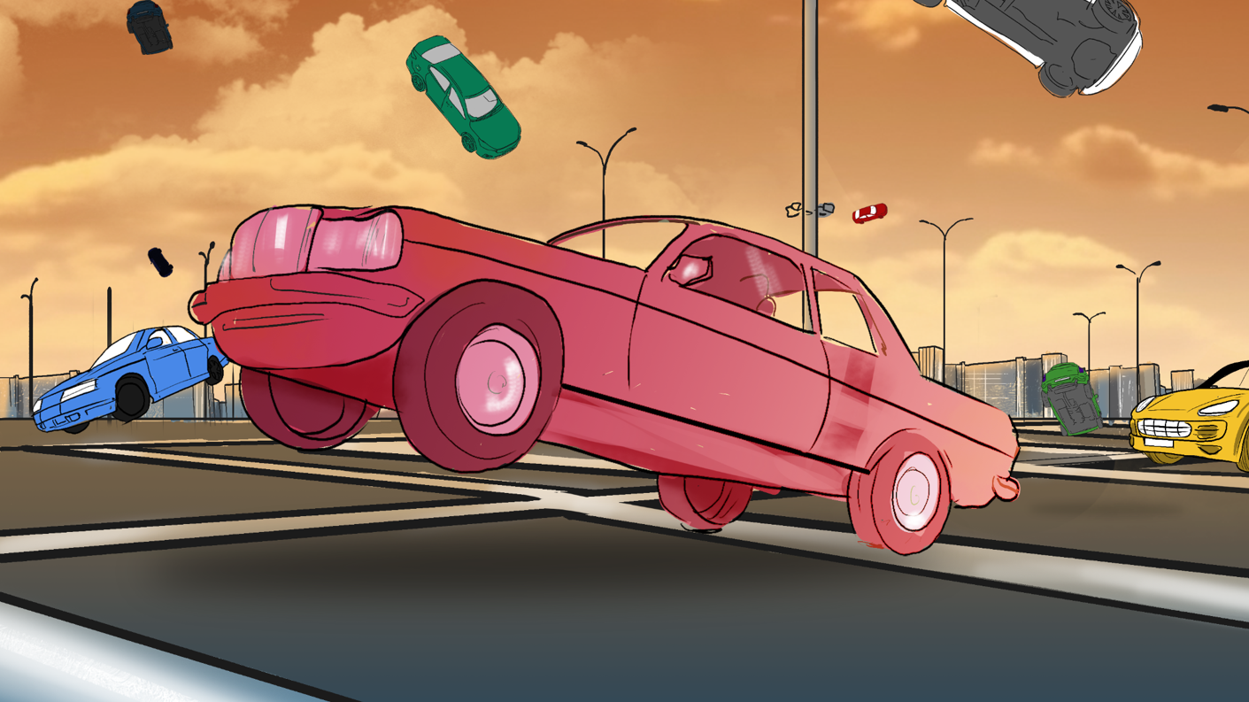 AUTO.RU | ПРЫГАЮЩИЕ МАШИНЫ — Изображение №2 — 3D, Анимация на Dprofile