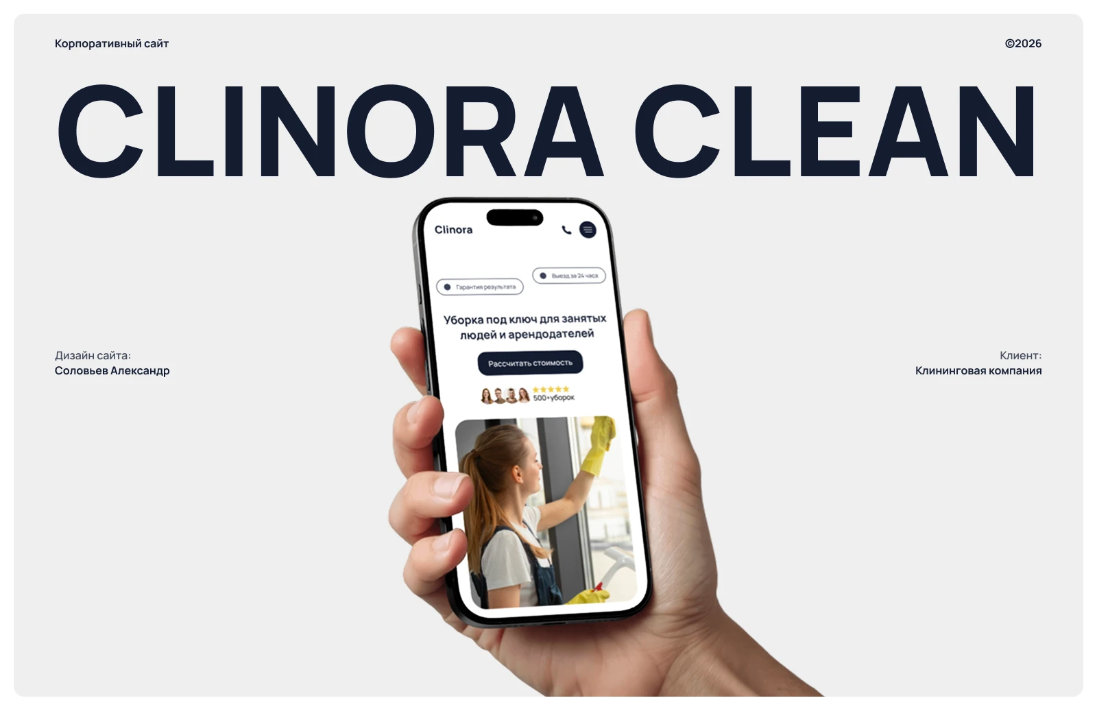 Cleaning Service Website Design / UX Case — Изображение №1 — Интерфейсы на Dprofile