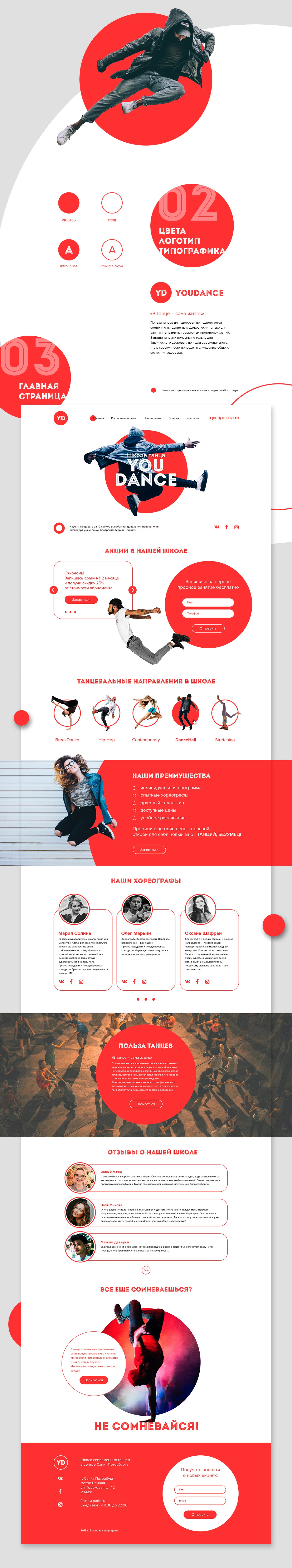 Школа танцев — Изображение №3 — Интерфейсы на Dprofile