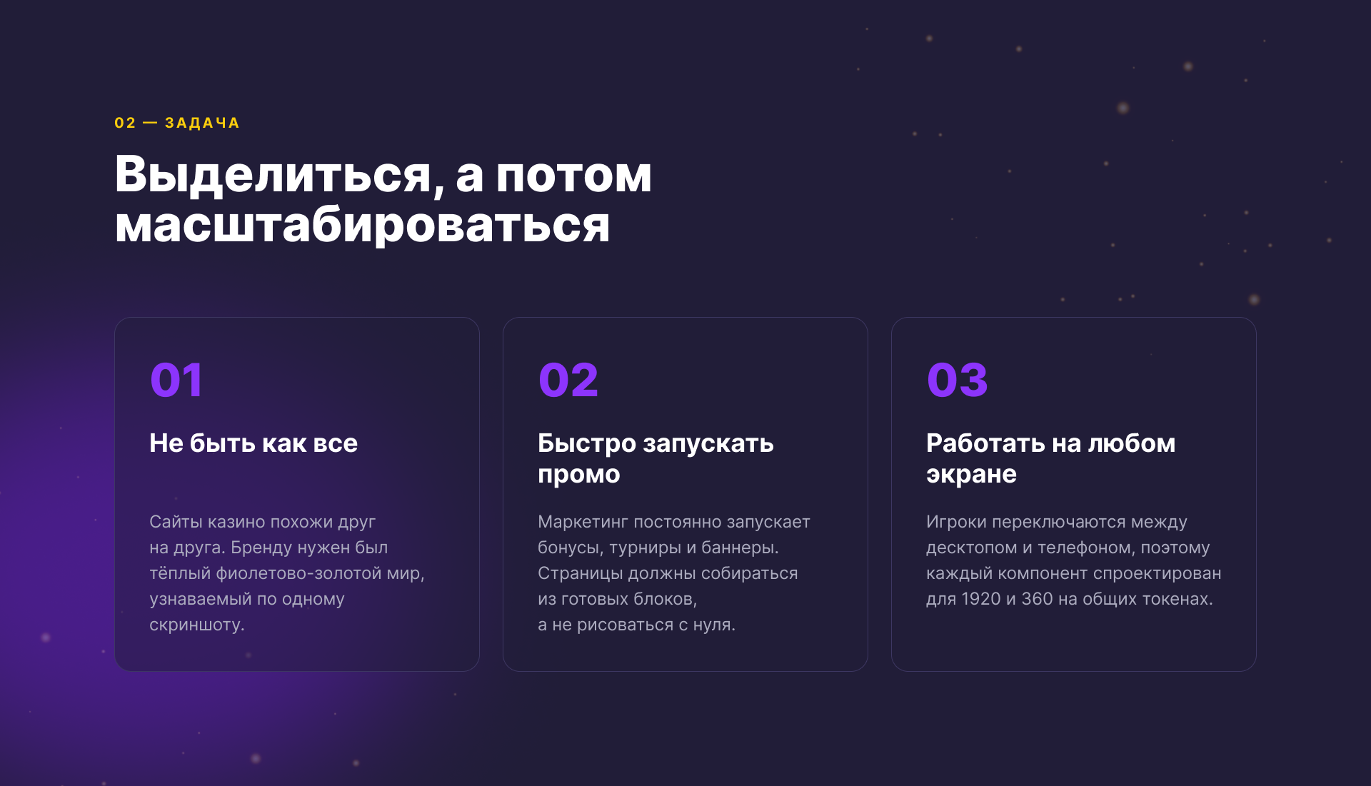 Онлайн казино · Бренд и дизайн-система · iGAMING — Изображение №3 — Интерфейсы, Брендинг на Dprofile