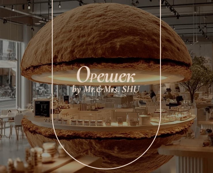 Фирменный стиль для кондитерской «ОРЕШЕК by Mr.&Mrs. SHU» — Брендинг на Dprofile