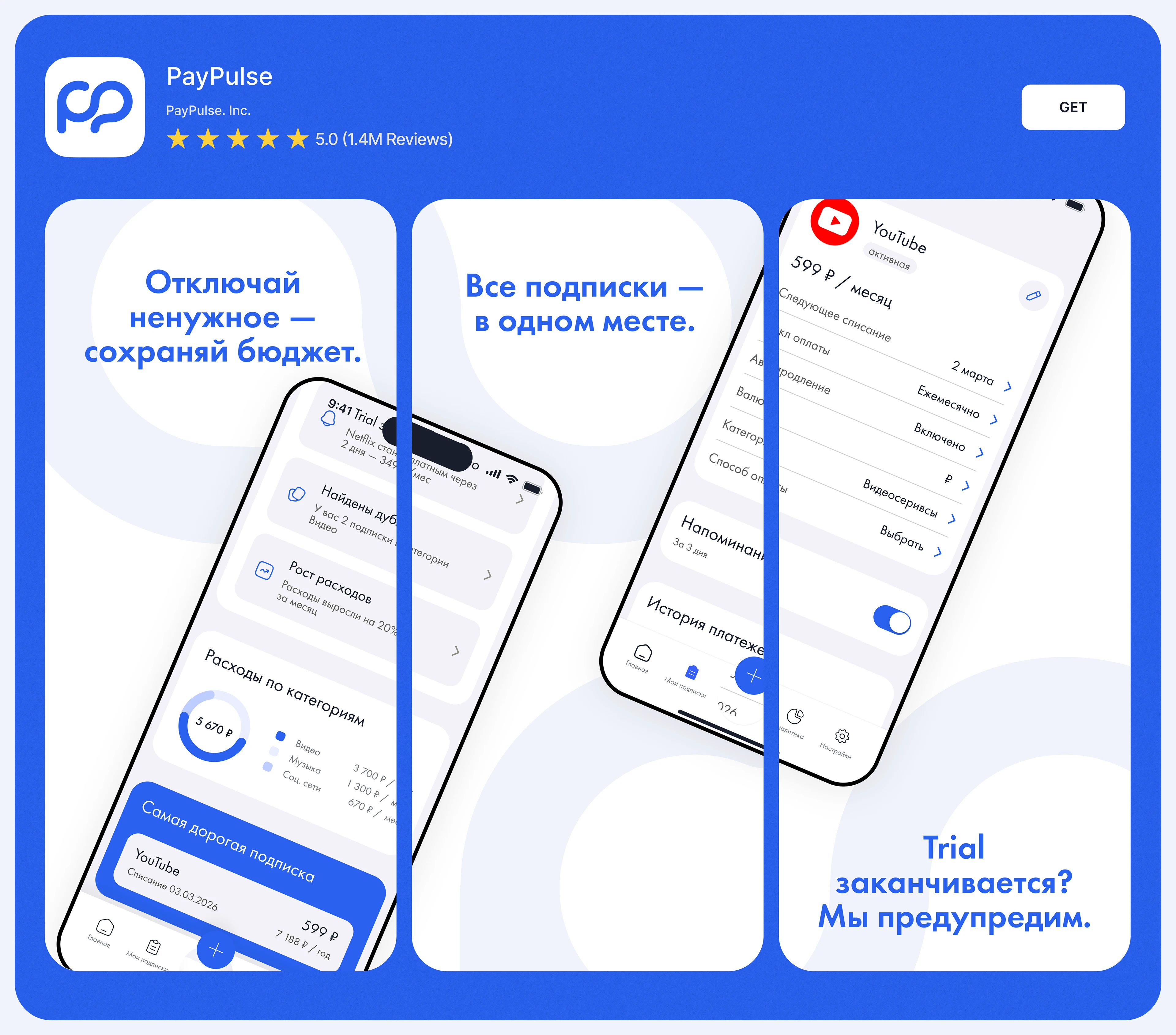 PayPulse приложение для учёта подписок — Изображение №11 — Интерфейсы на Dprofile
