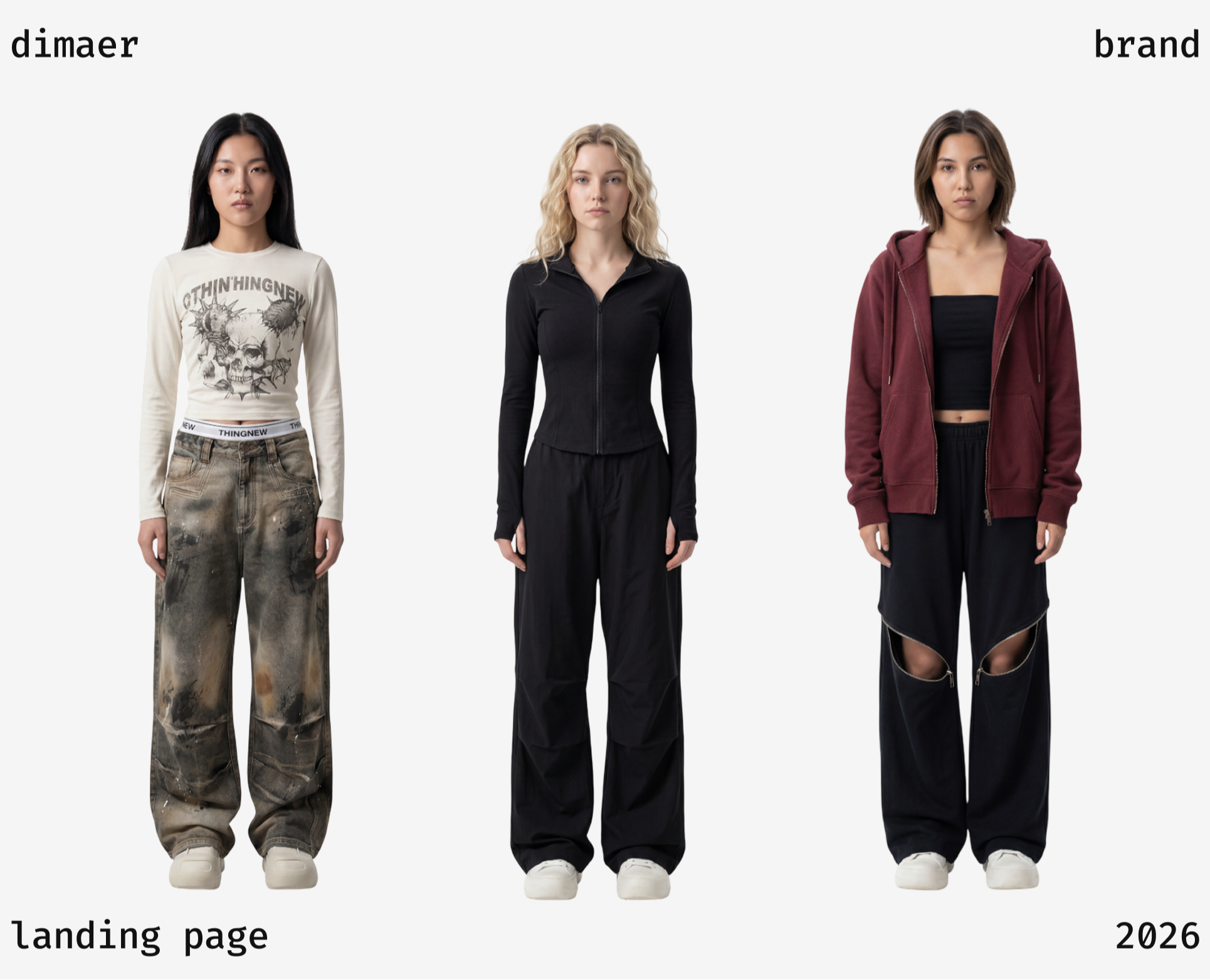 The Fifth Form — Лендинг для fashion-бренда одежды — Интерфейсы на Dprofile