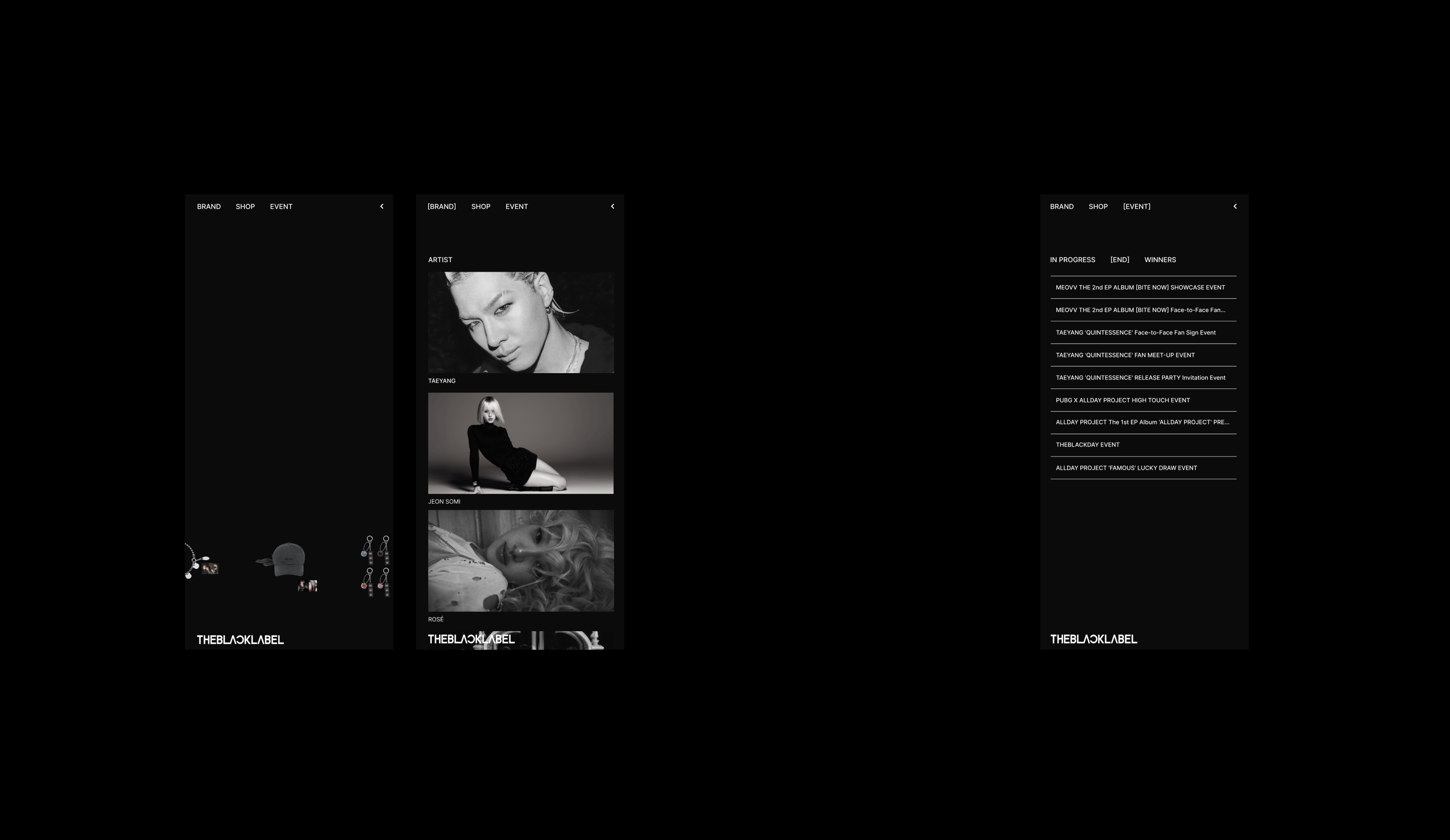 THEBLACKLABEL — RecordLabel Website Redesign — Изображение №3 — Интерфейсы на Dprofile