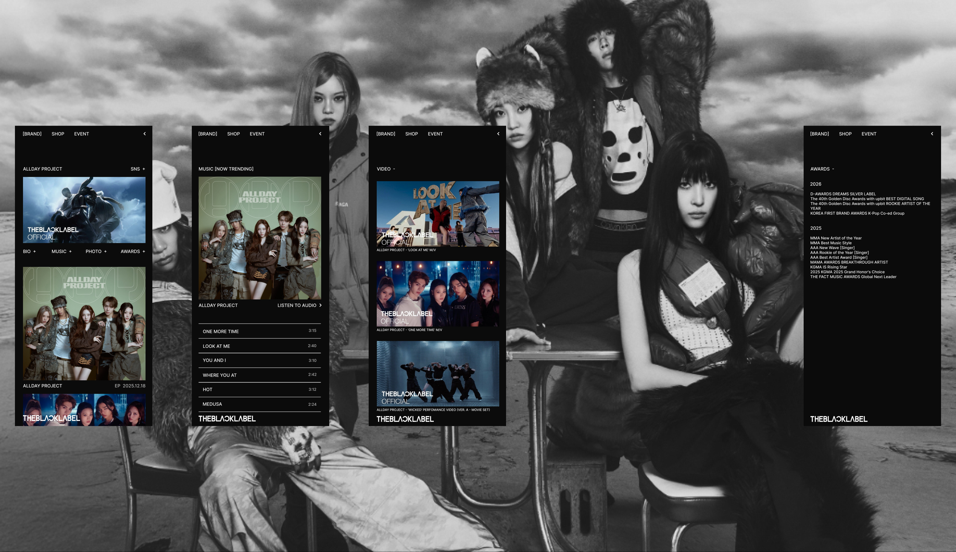THEBLACKLABEL — RecordLabel Website Redesign — Изображение №8 — Интерфейсы на Dprofile