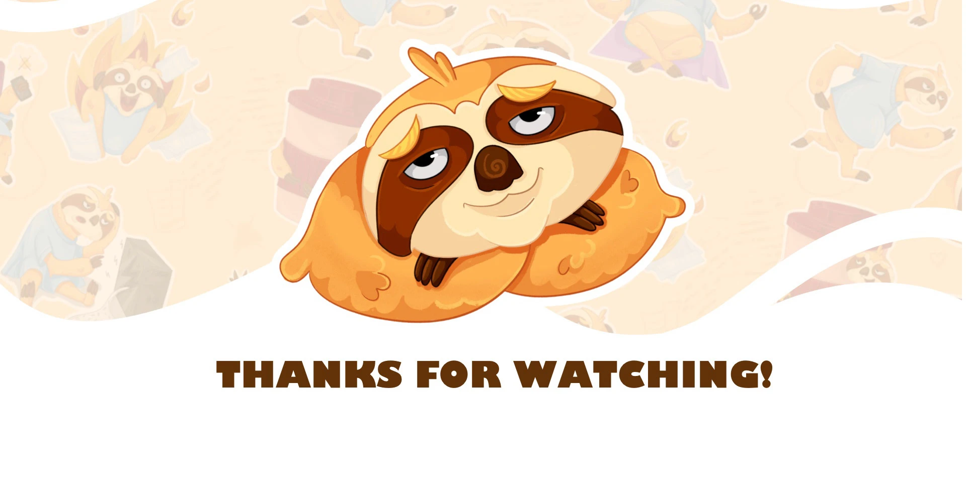 STICKER PACK - SLOTH SLAVA — Изображение №6 — Брендинг, Иллюстрация на Dprofile