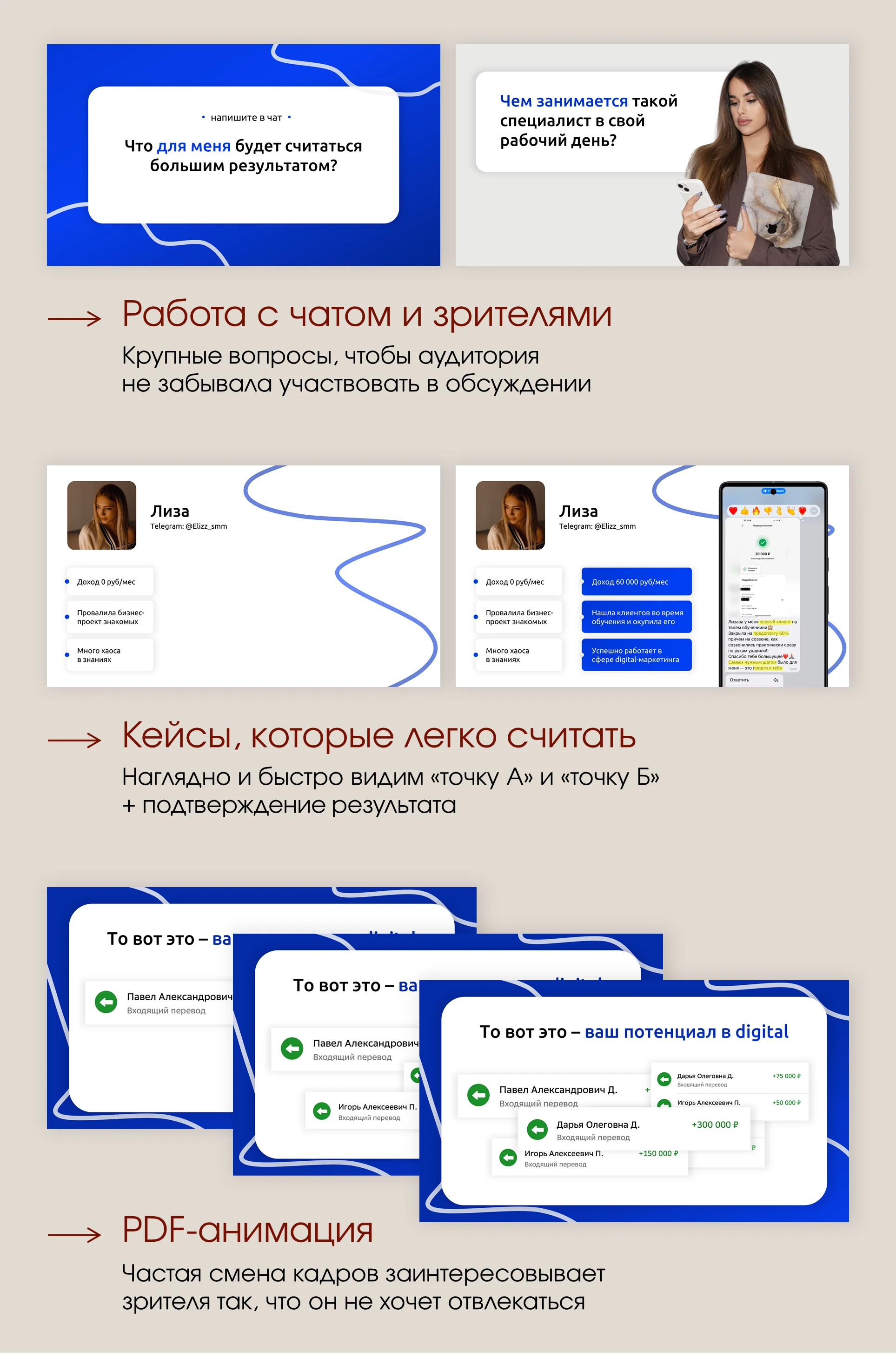 Презентация для продающего вебинара — Изображение №4 — Брендинг, Маркетинг на Dprofile
