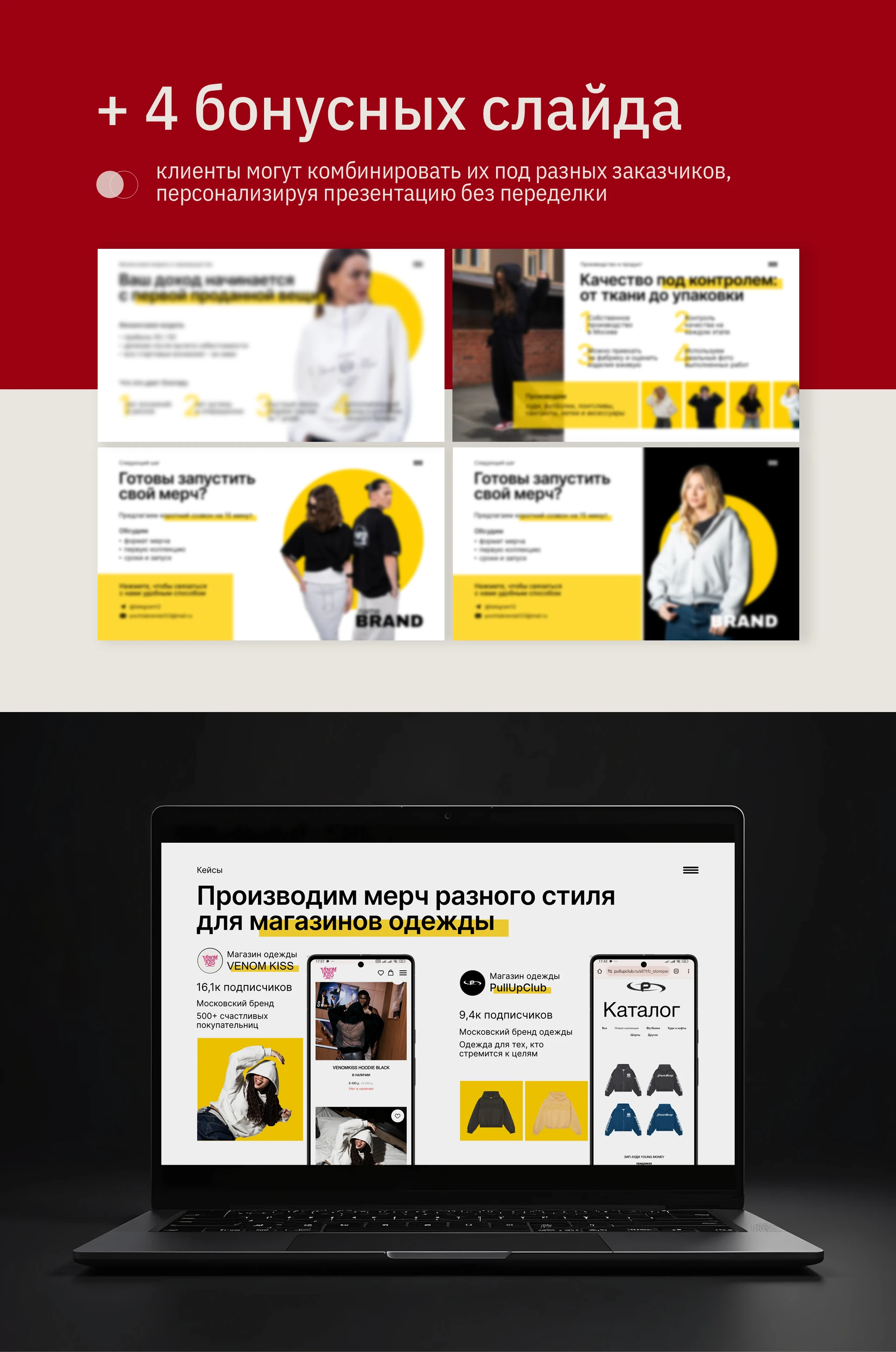 Презентация для мерч-проекта — Изображение №4 — Брендинг, Маркетинг на Dprofile