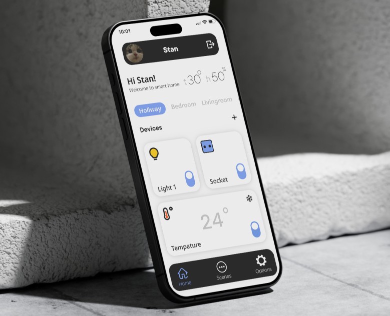 Knot - приложение "умный дом" — Интерфейсы на Dprofile