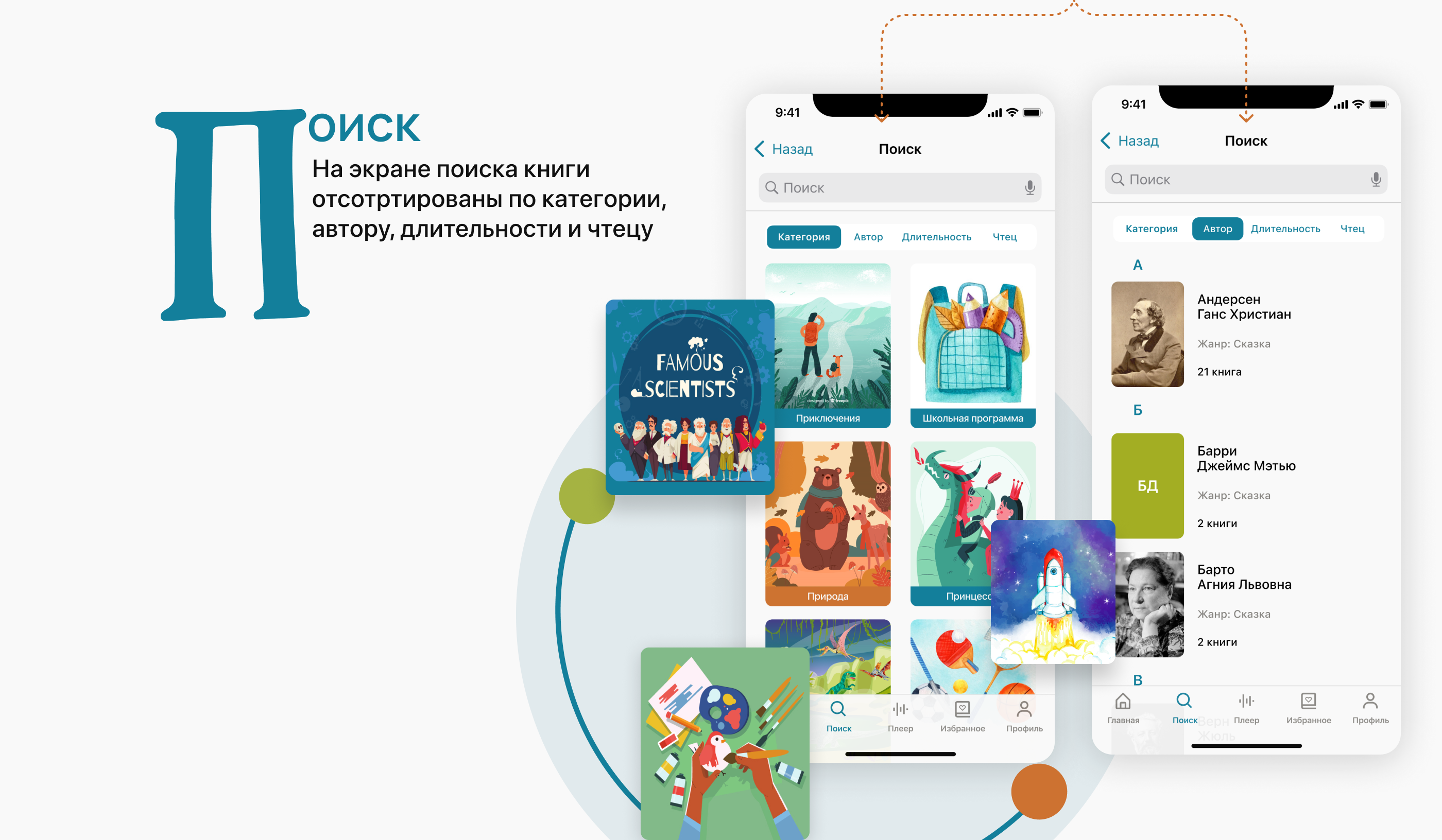 Аудиокниги для детей — Изображение №5 — Интерфейсы на Dprofile