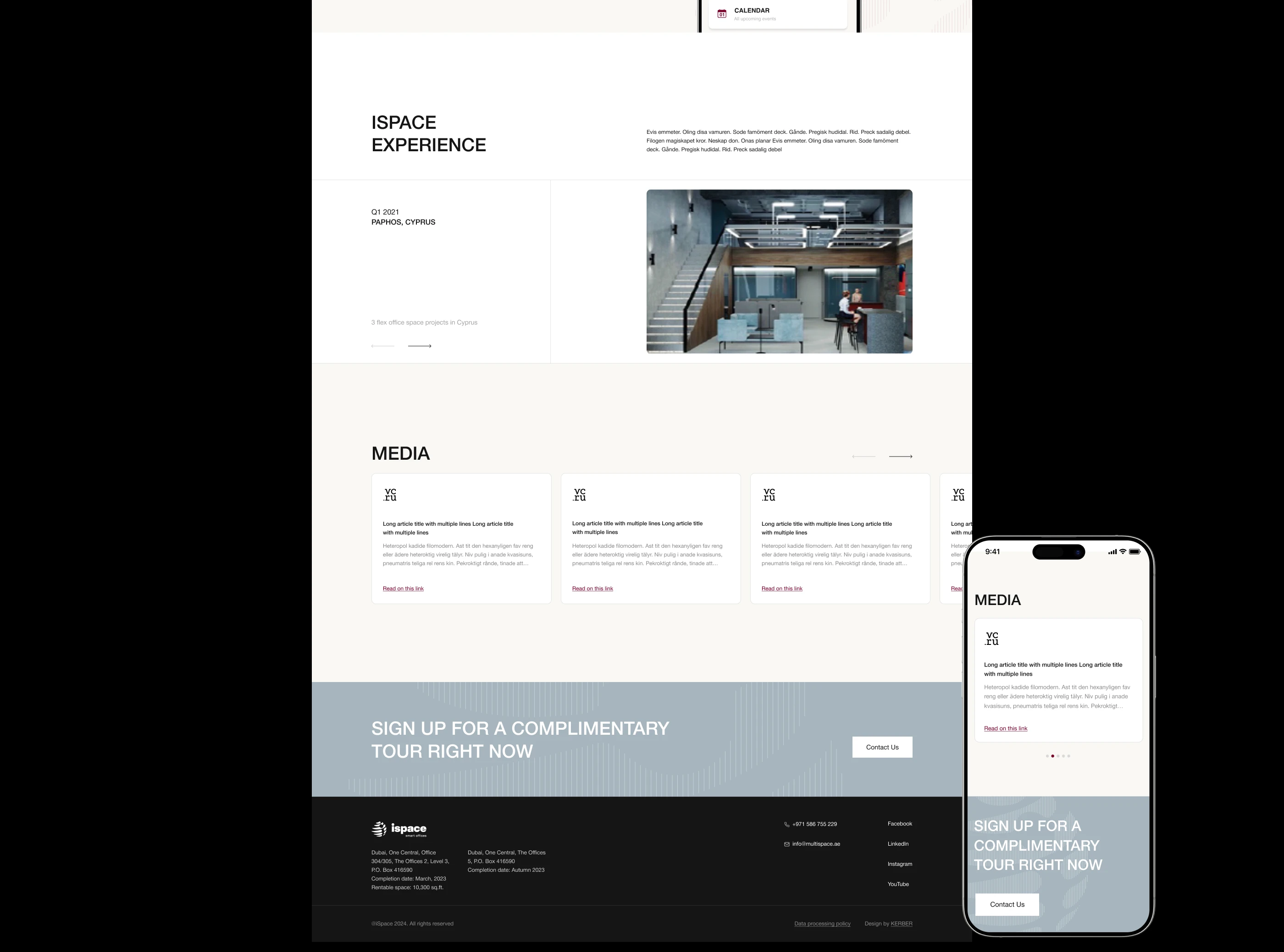 Ispace — smart office in Dubai — Изображение №5 — Интерфейсы на Dprofile