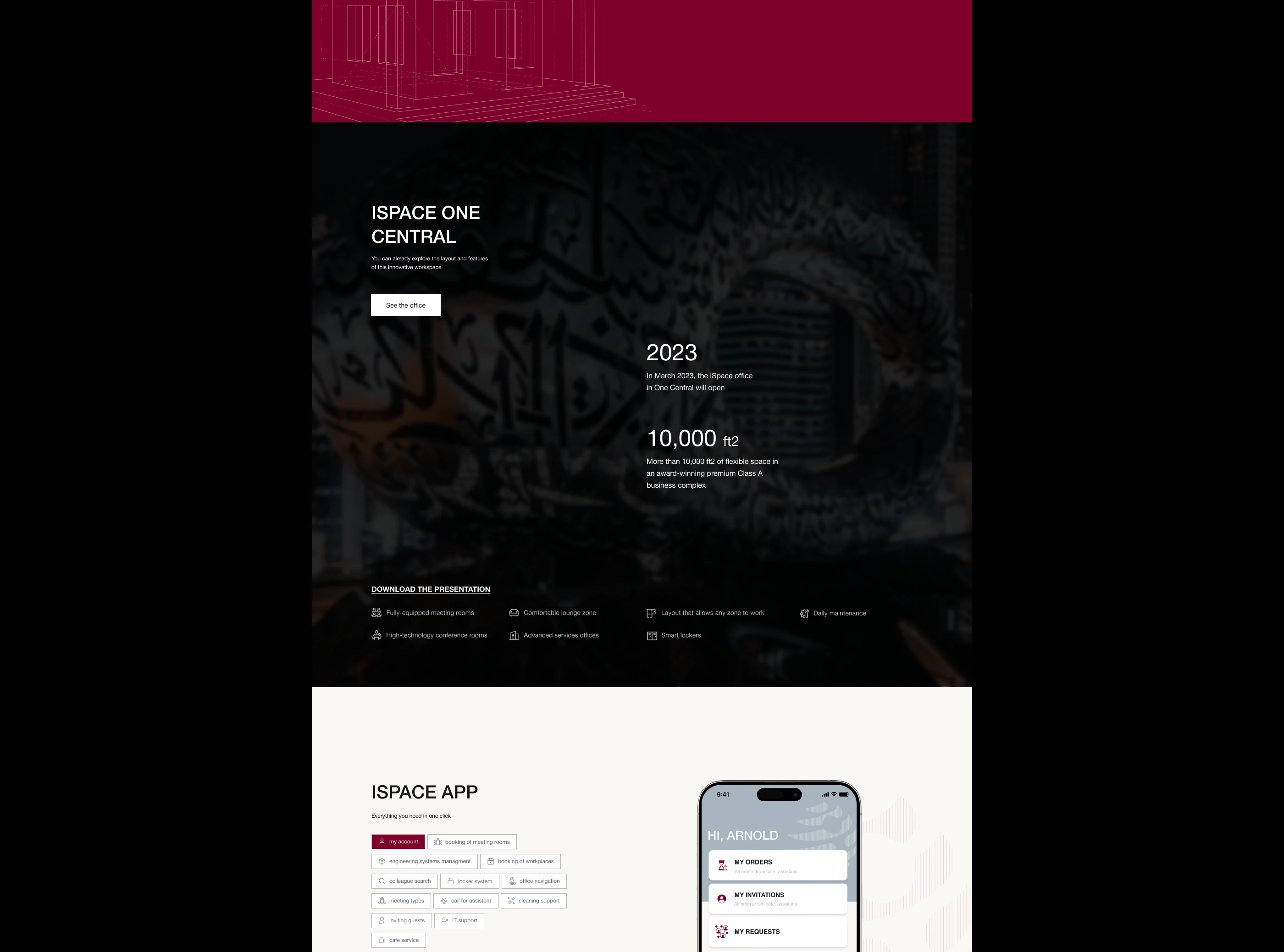 Ispace — smart office in Dubai — Изображение №4 — Интерфейсы на Dprofile