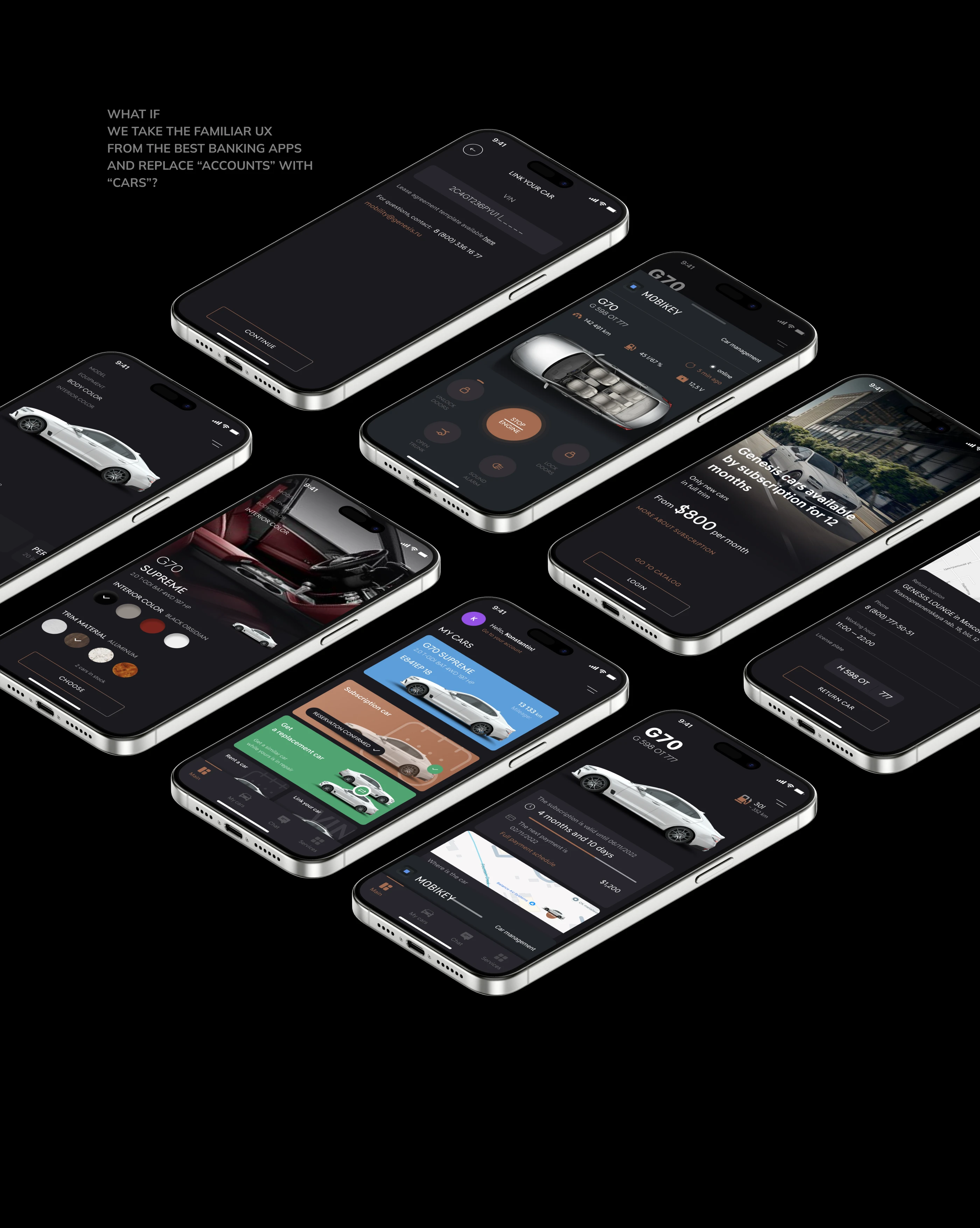 Genesis Mobility — Car Rental and Management — Изображение №2 — Интерфейсы на Dprofile