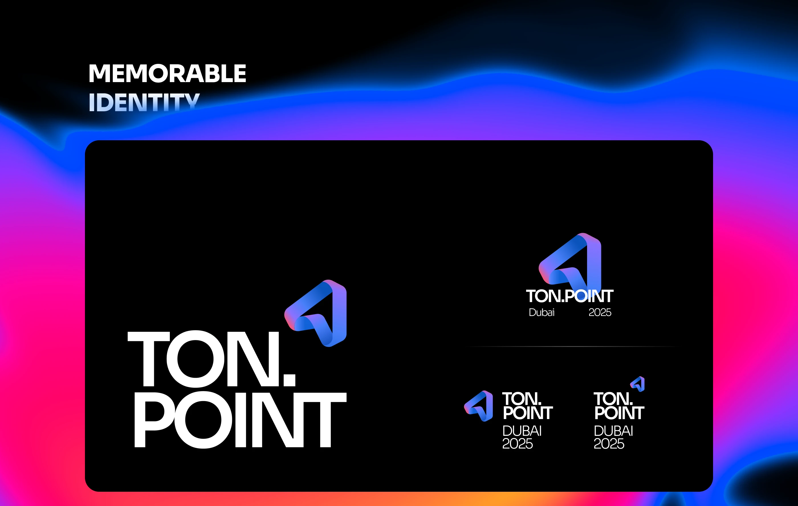 Ton.Point — a series of international web3 events — Изображение №7 — Интерфейсы, Брендинг на Dprofile