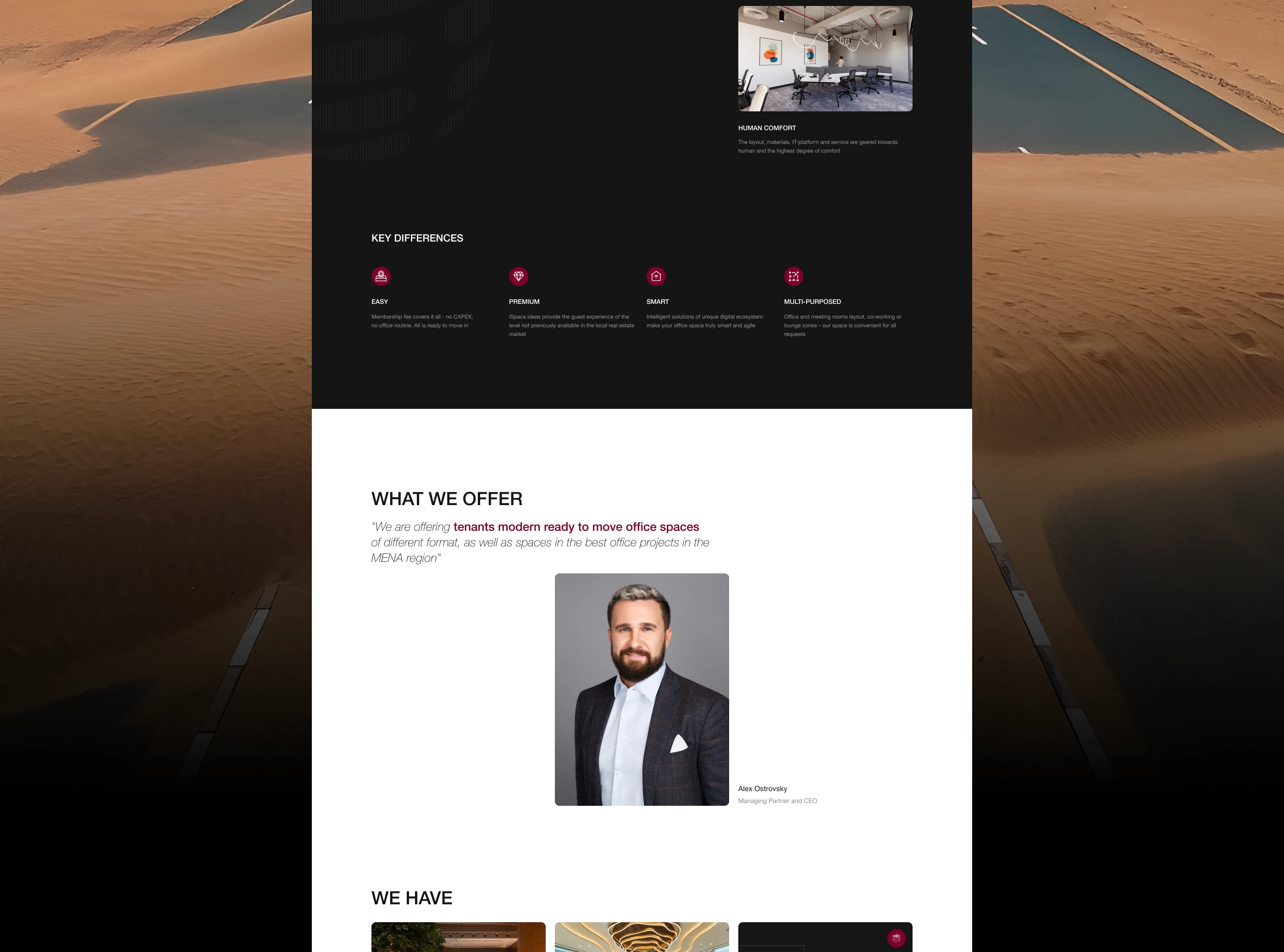 Ispace — smart office in Dubai — Изображение №2 — Интерфейсы на Dprofile