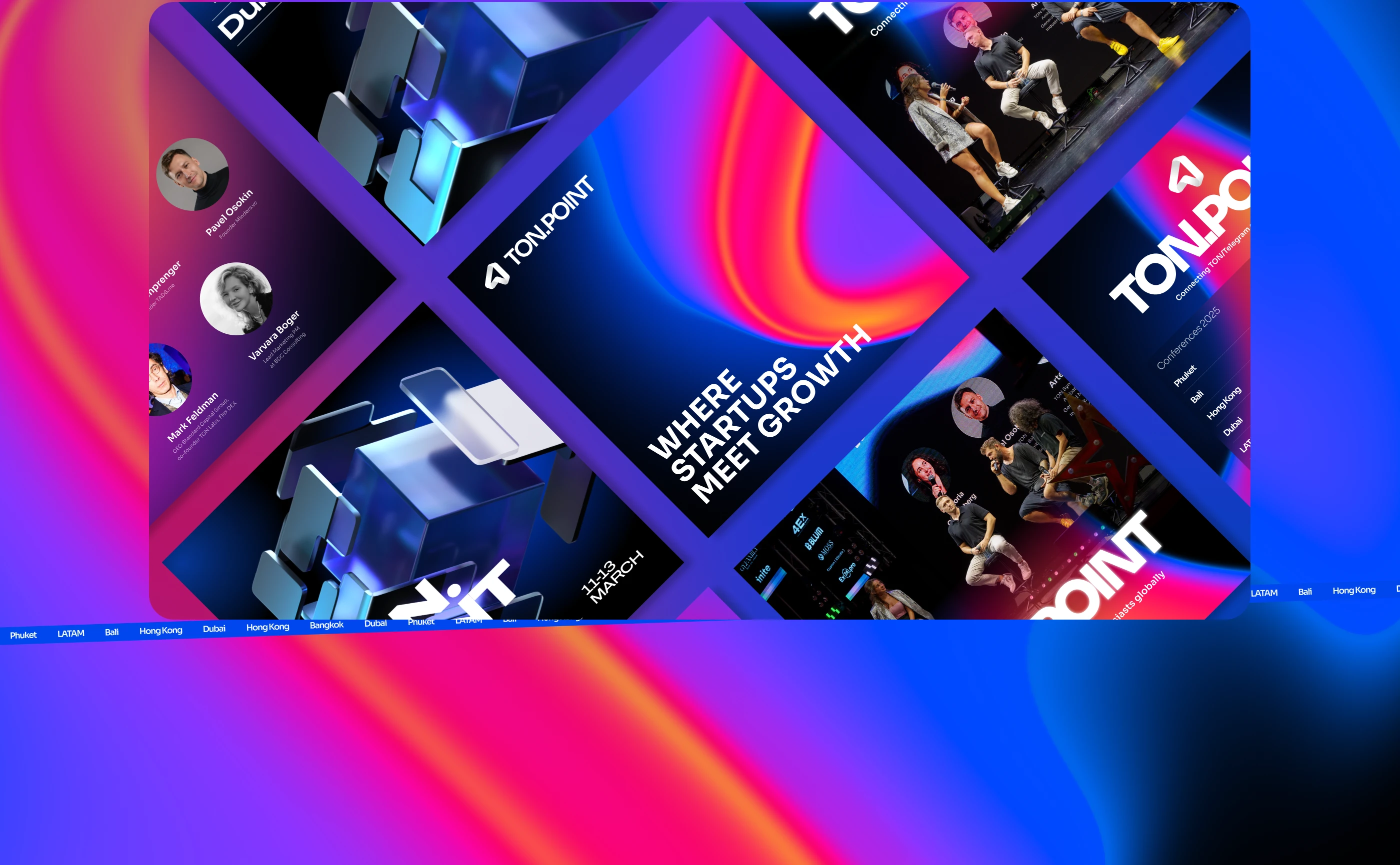 Ton.Point — a series of international web3 events — Изображение №10 — Интерфейсы, Брендинг на Dprofile