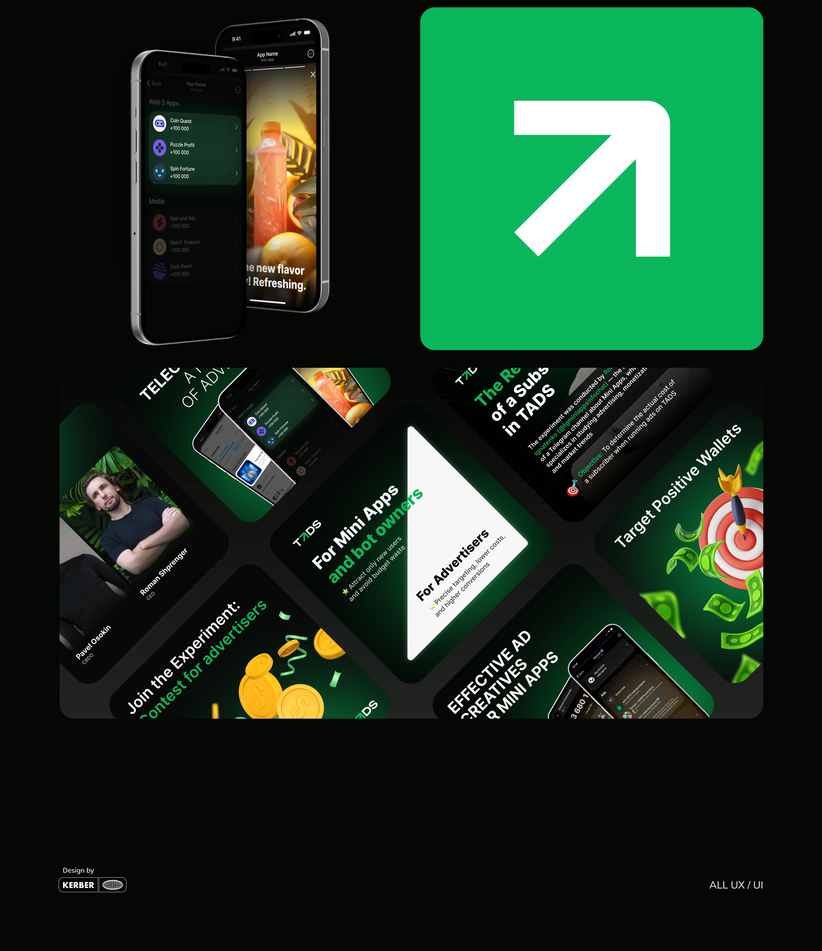 TADS — advertising network in Telegram — Изображение №8 — Интерфейсы на Dprofile