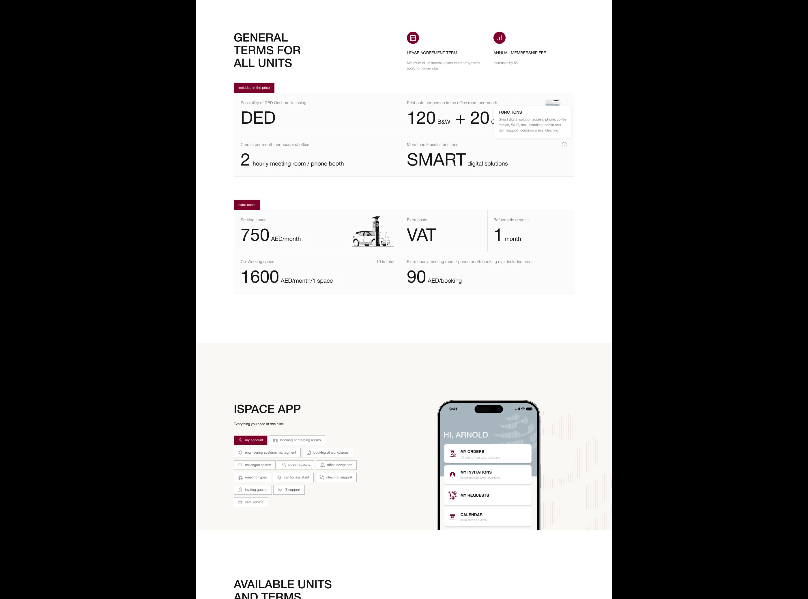 Ispace — smart office in Dubai — Изображение №11 — Интерфейсы на Dprofile