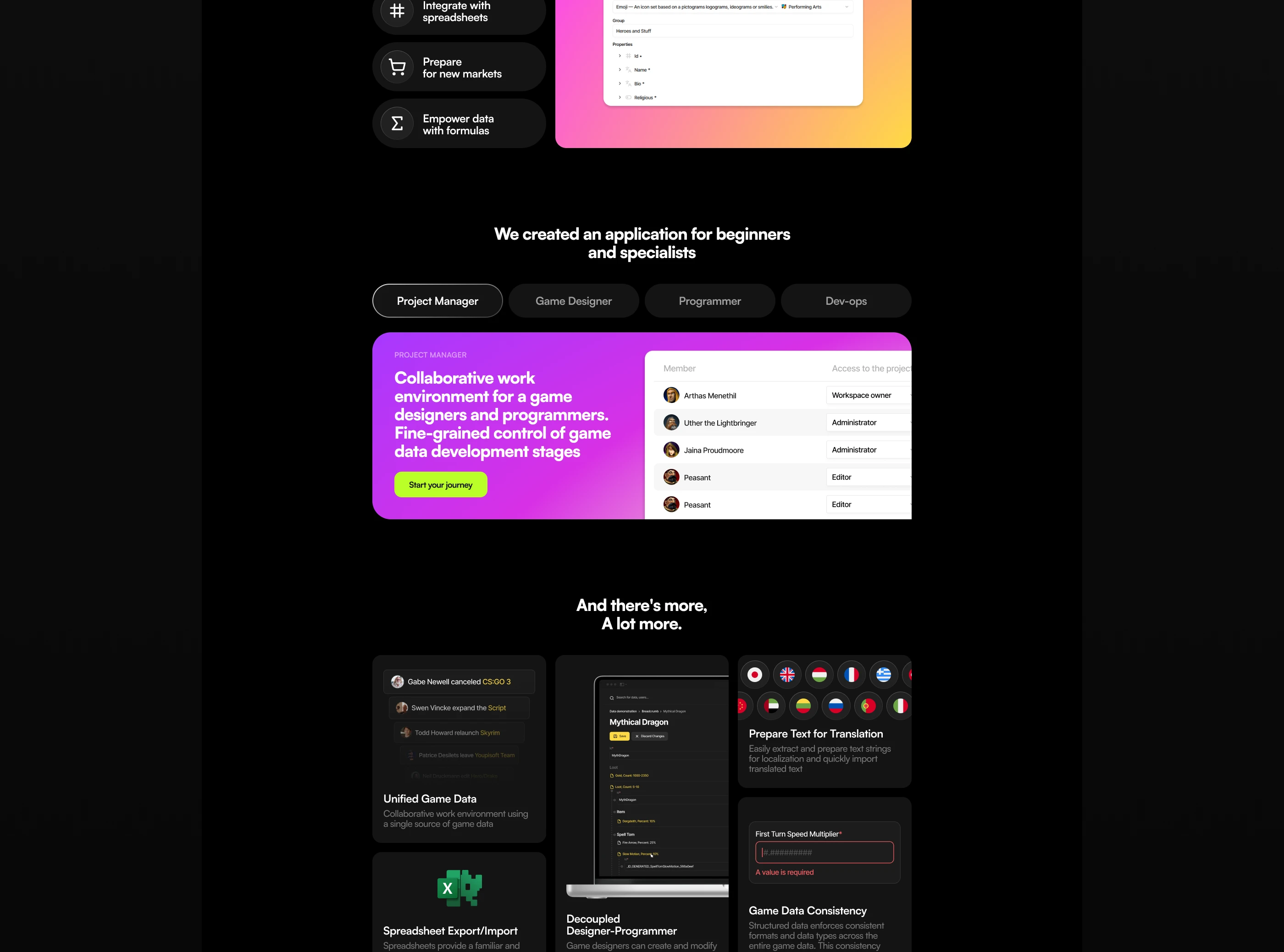 Charon — game design soft — Изображение №2 — Интерфейсы на Dprofile