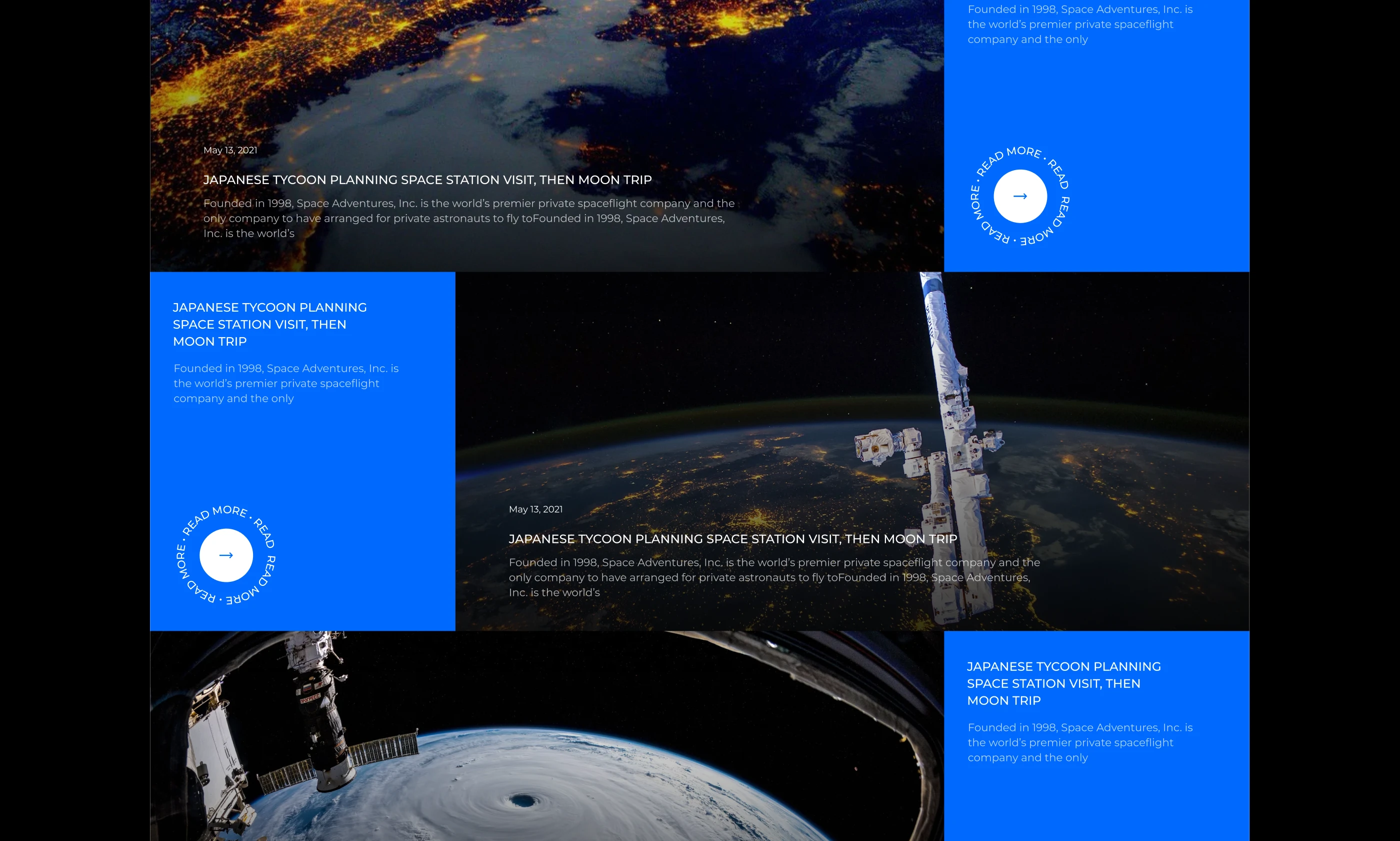 Fly Around the Moon — Website for Space Adventure — Изображение №6 — Интерфейсы на Dprofile