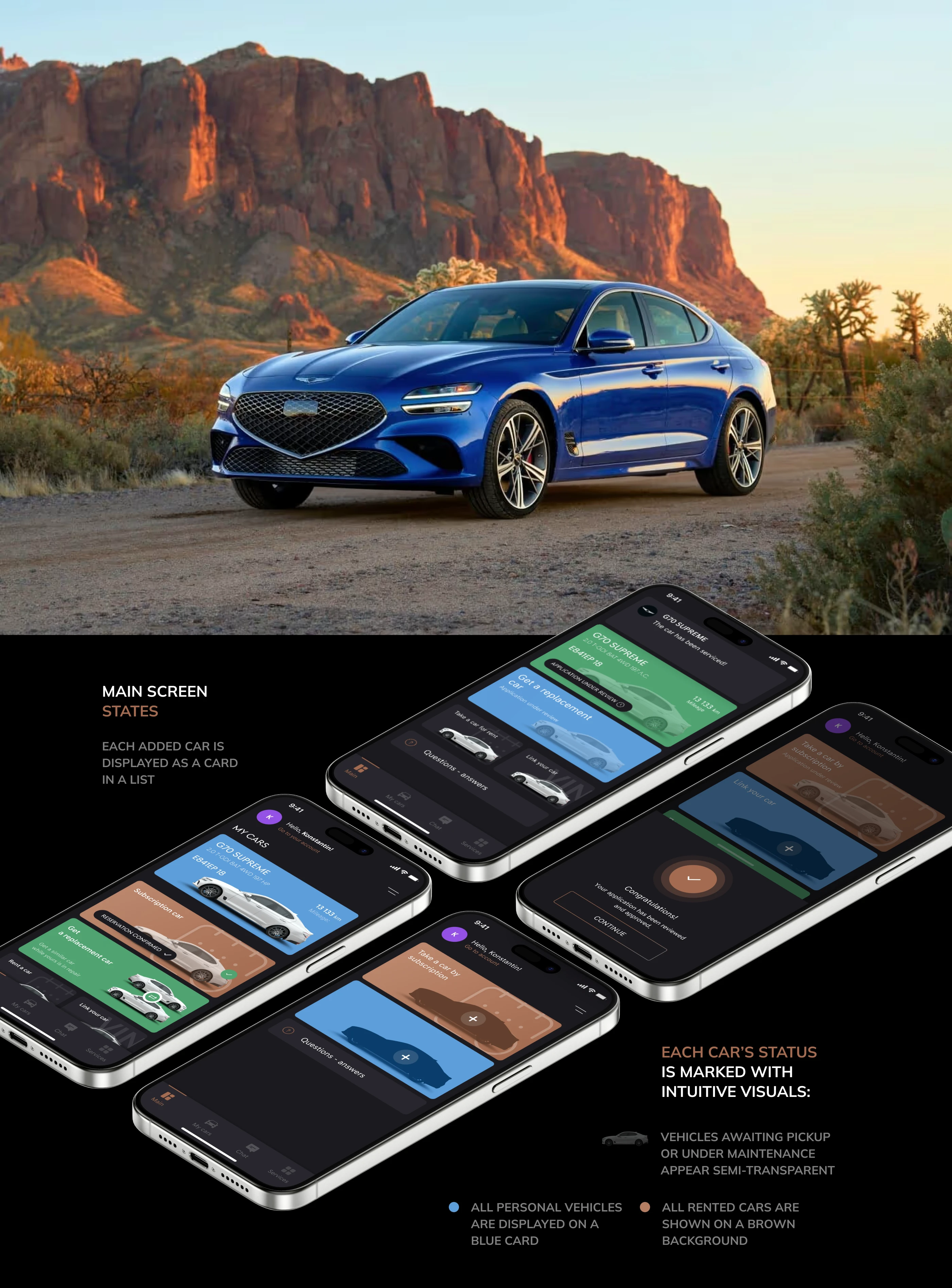 Genesis Mobility — Car Rental and Management — Изображение №12 — Интерфейсы на Dprofile