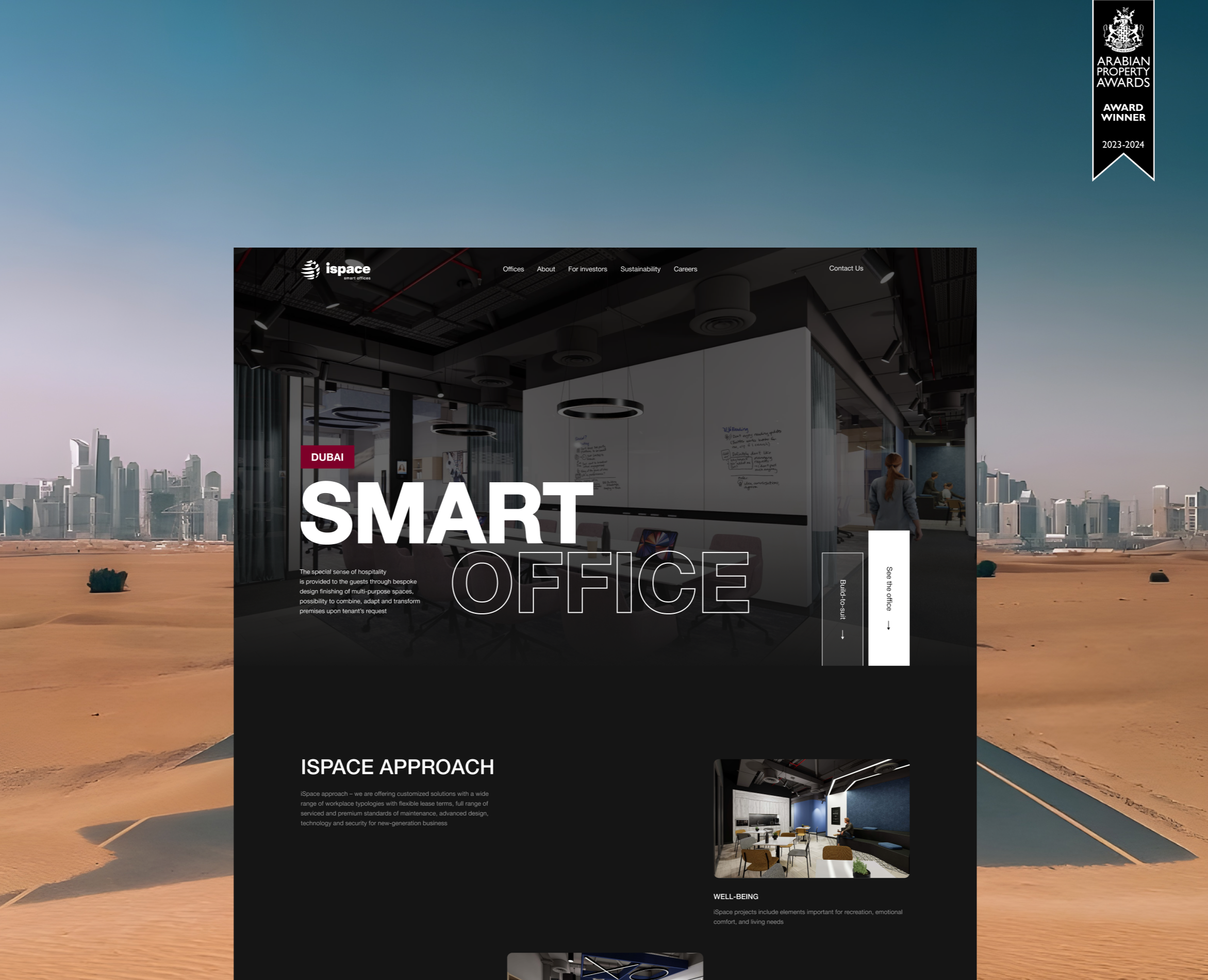 Ispace — smart office in Dubai — Интерфейсы на Dprofile