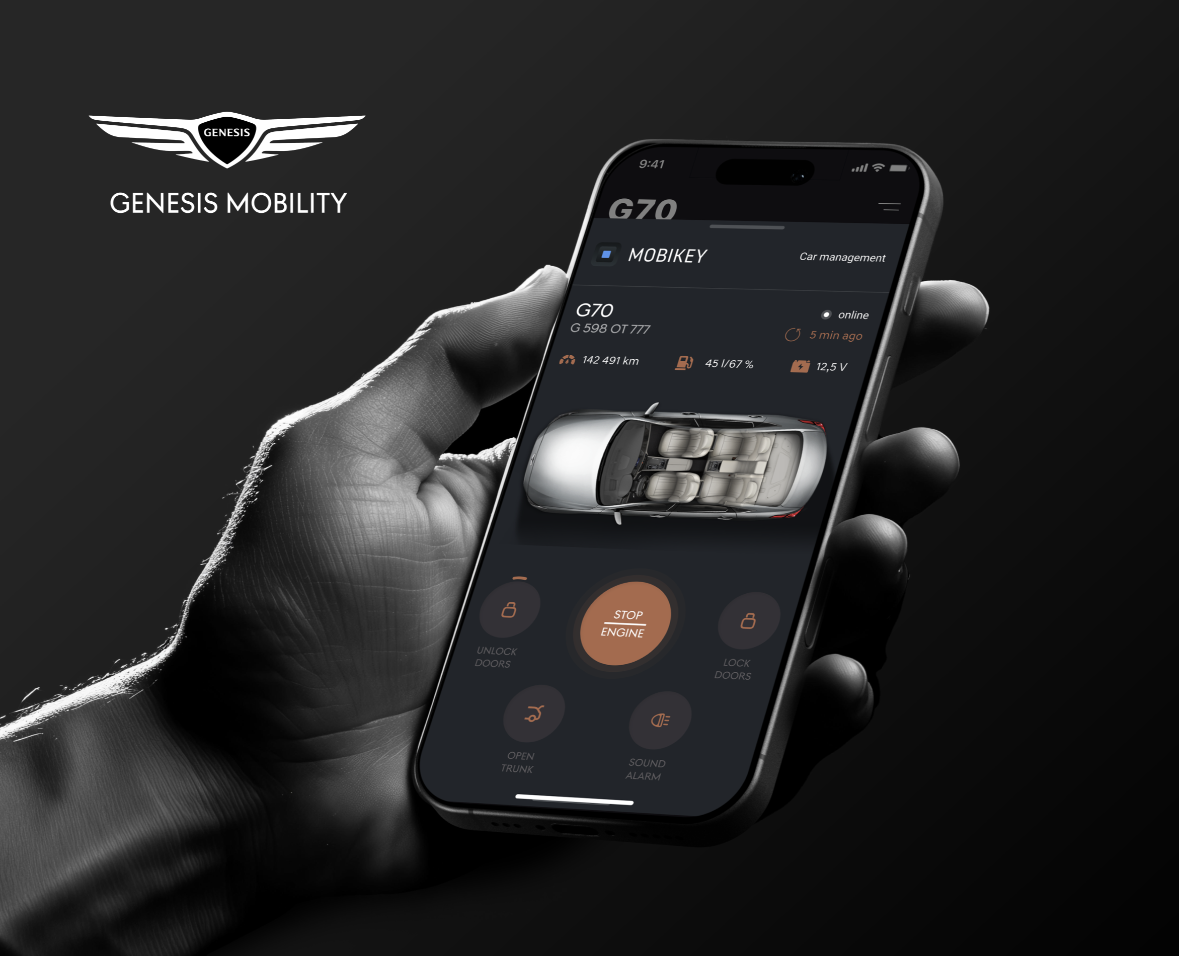 Genesis Mobility — Car Rental and Management — Интерфейсы на Dprofile
