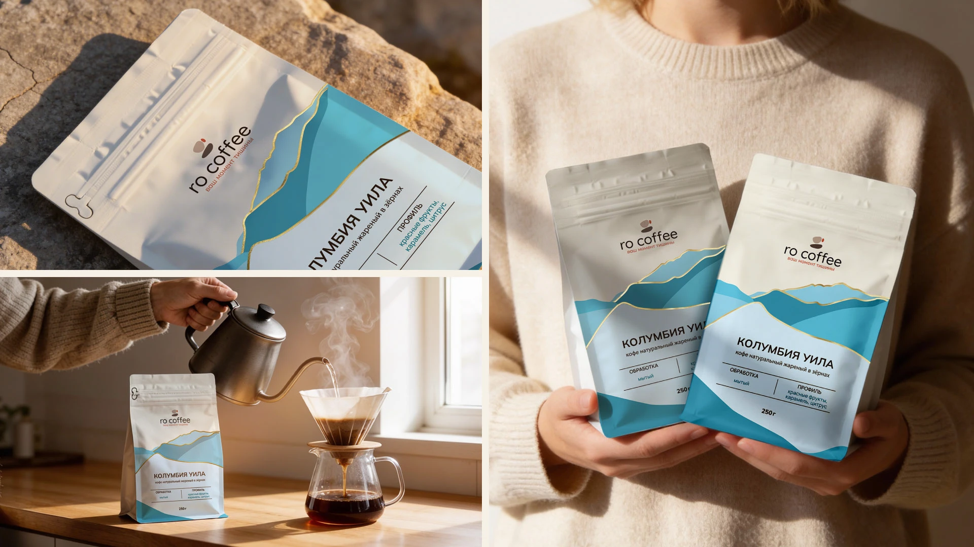 Ro coffee (дизайн упаковки для кофе) — Изображение №17 — Интерфейсы, Брендинг на Dprofile