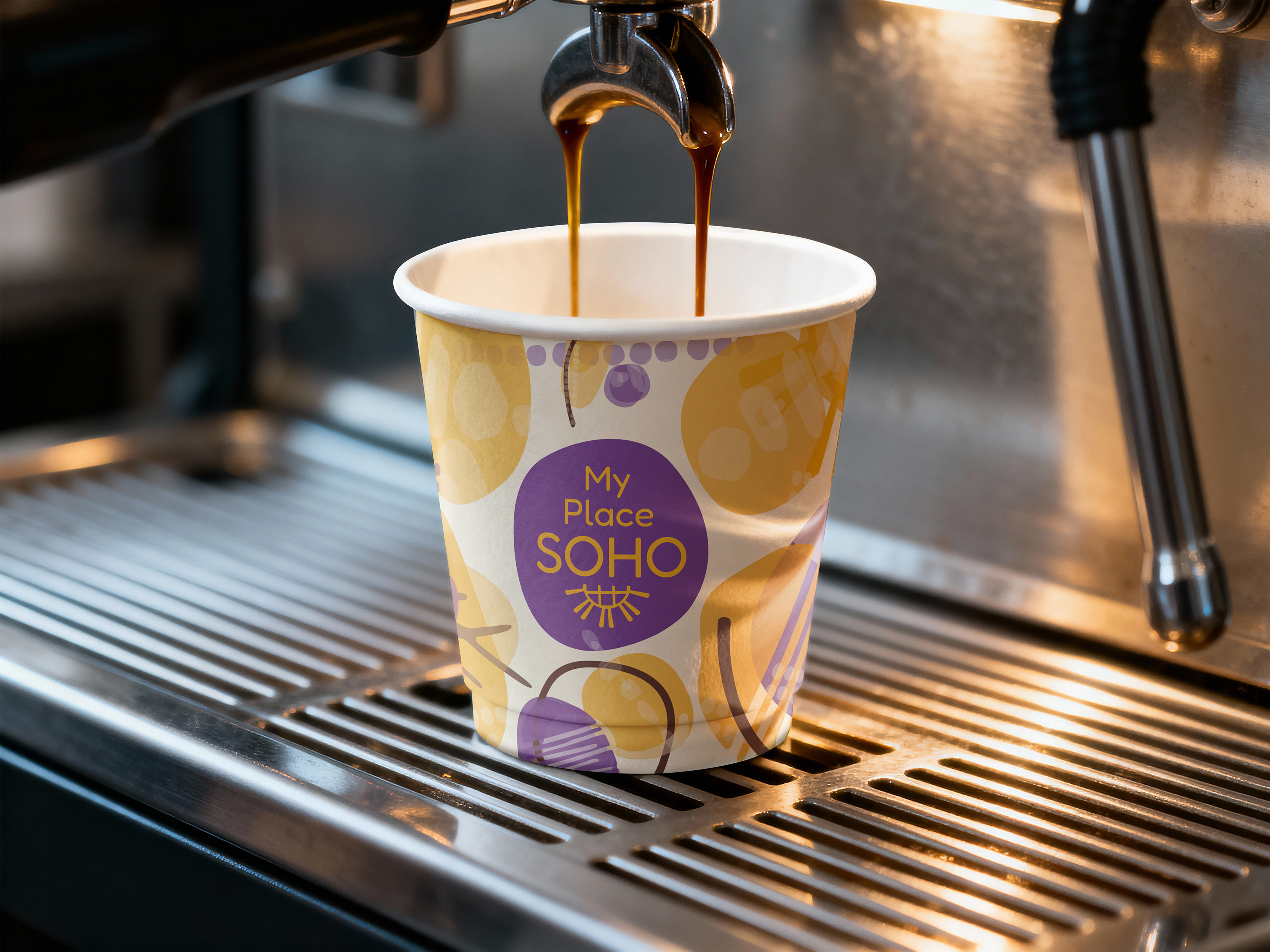 Айдентика кофейни My Place SOHO — Изображение №5 — Брендинг, Графика на Dprofile