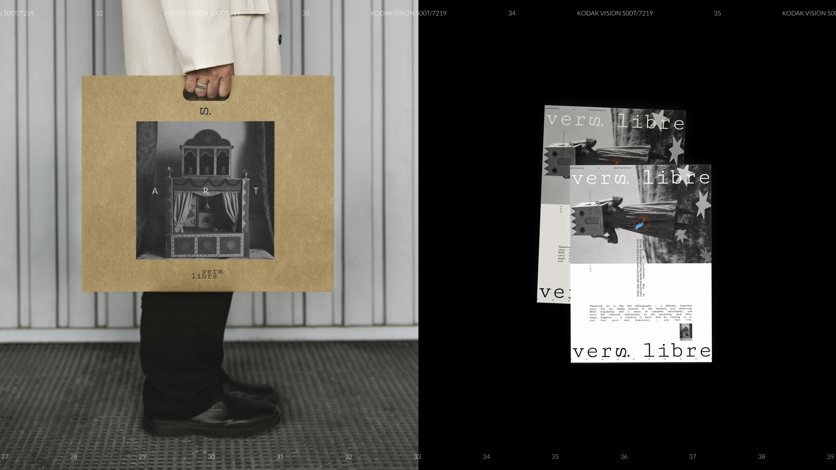 ФИРМЕННЫЙ СТИЛЬ/ ТЕАТР VERS LIBRE/ LONDON — Изображение №15 — Брендинг на Dprofile