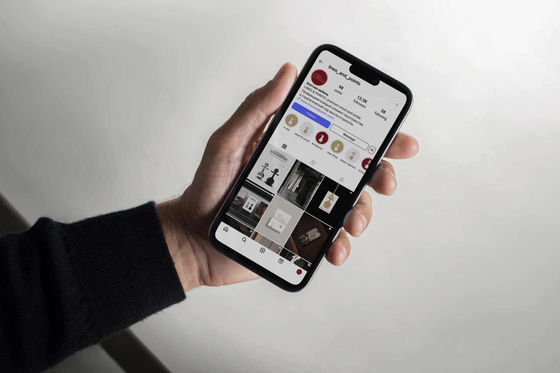 АЙДЕНТИКА БРЕНДА / БРЕНД ЭЛИТНОЙ МЕБЕЛИ / LINES & POINTS — Изображение №20 — Брендинг на Dprofile