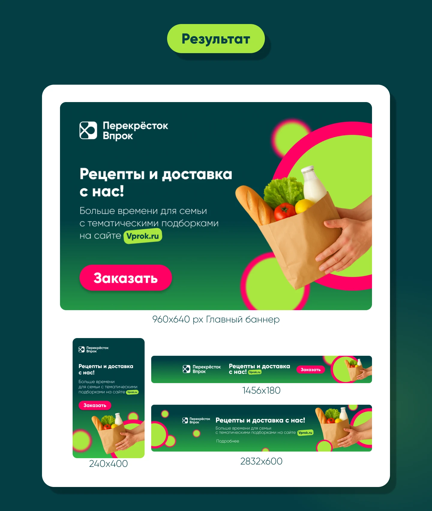 Баннеры для Перекресток Впрок — Изображение №3 — Маркетинг на Dprofile