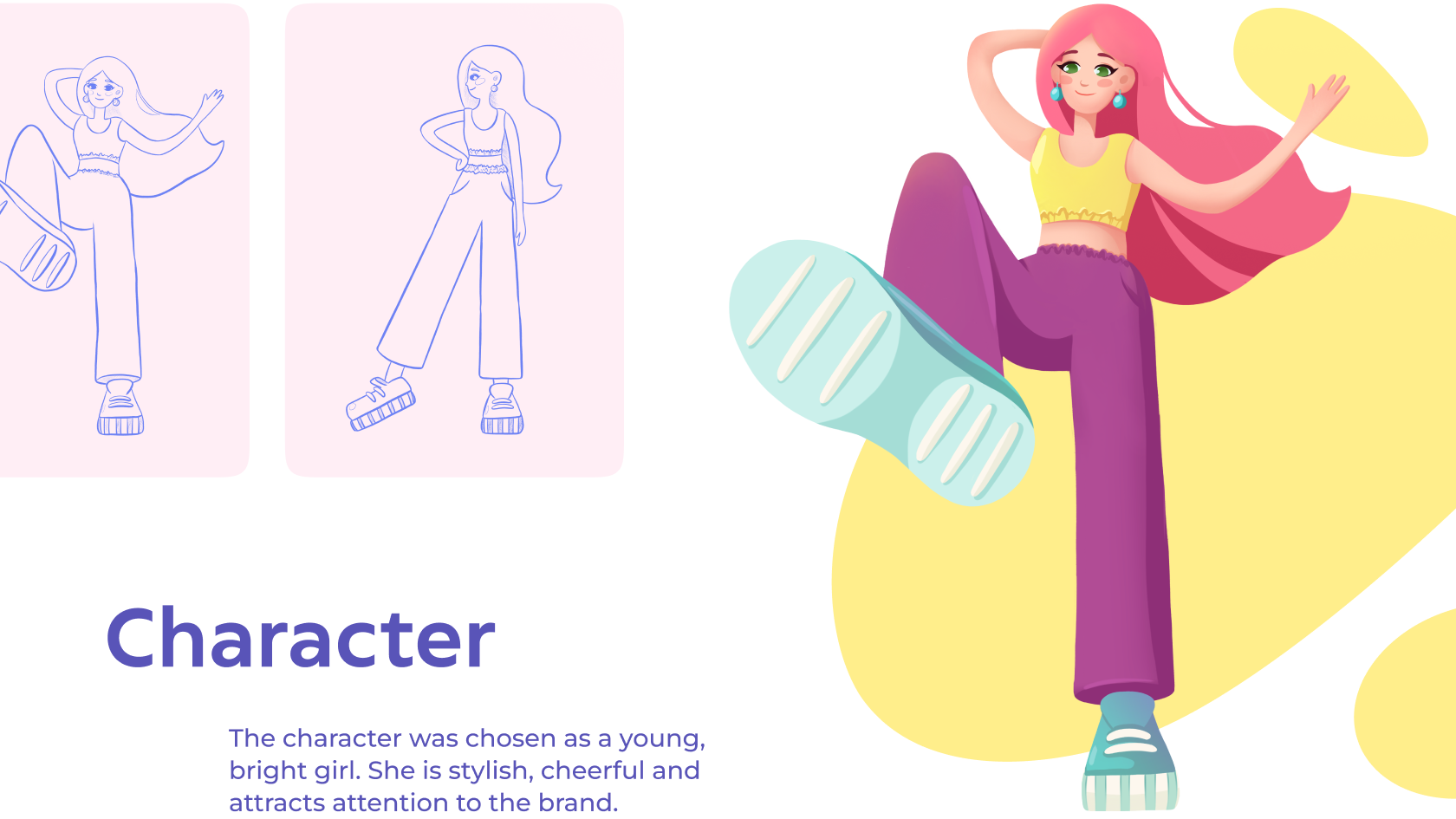 Иллюстрации женских персонажей для упаковки одежды — Изображение №8 — Брендинг, Иллюстрация на Dprofile