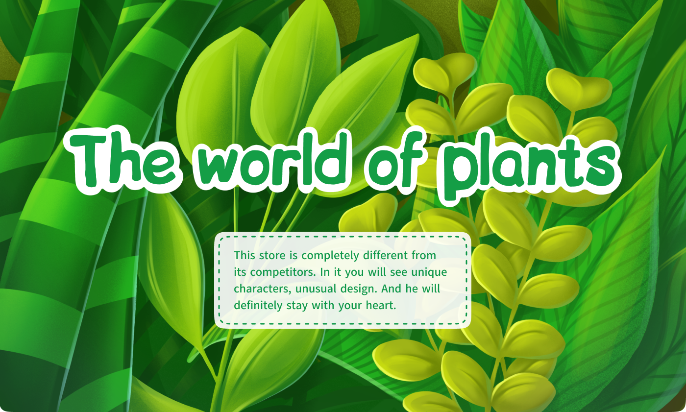 Иллюстрации и стикеры для магазина растений — Изображение №1 — Брендинг, Иллюстрация на Dprofile