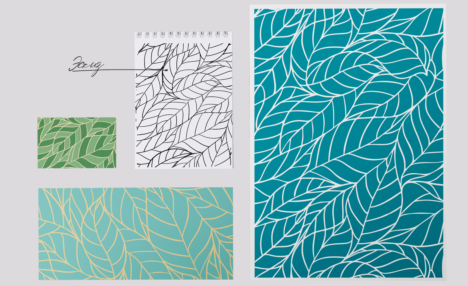 Принт для текстиля — Изображение №2 — Иллюстрация, Графика на Dprofile