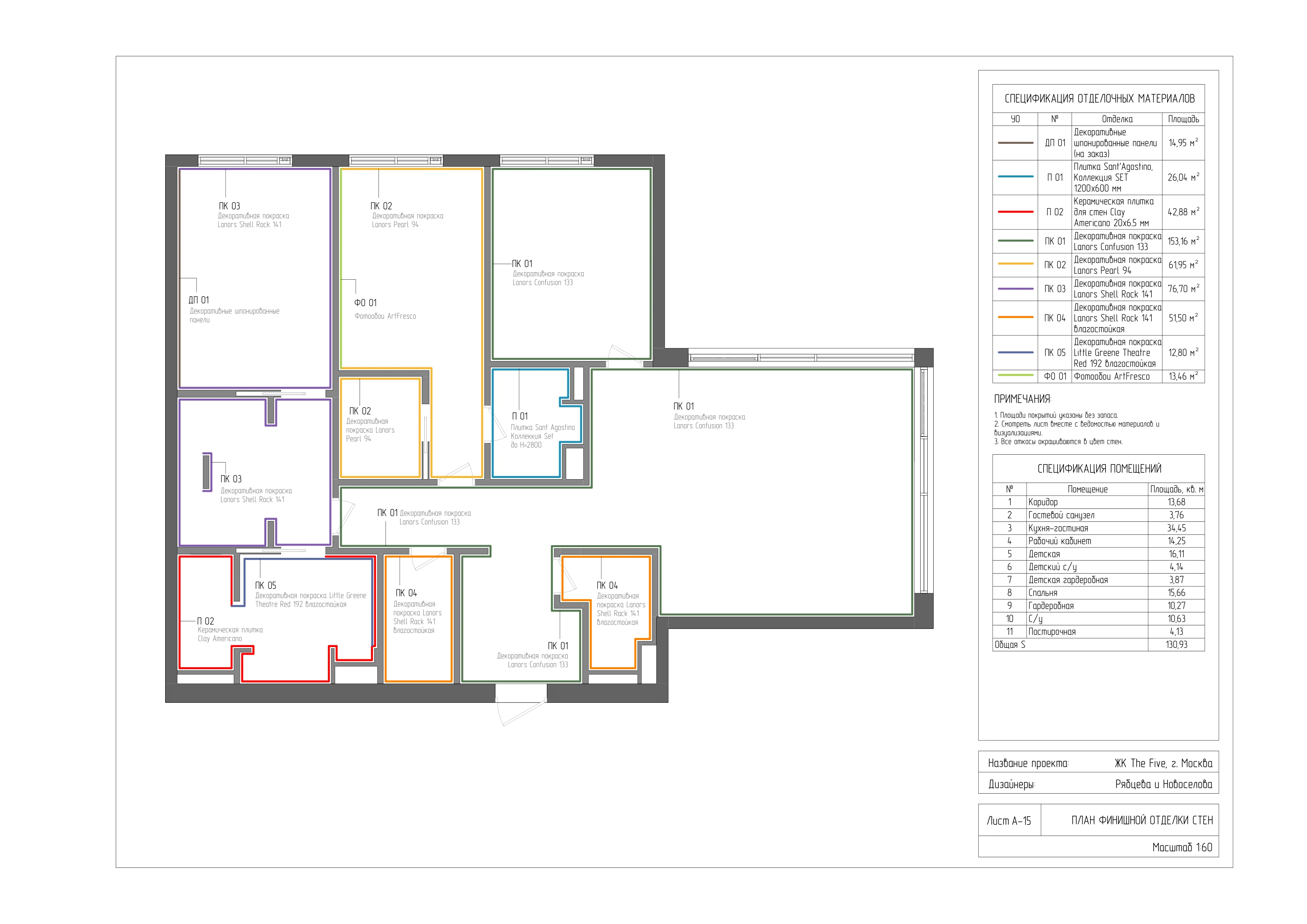 Проект квартиры в ЖК The Five — Изображение №17 — 3D, Архитектура на Dprofile