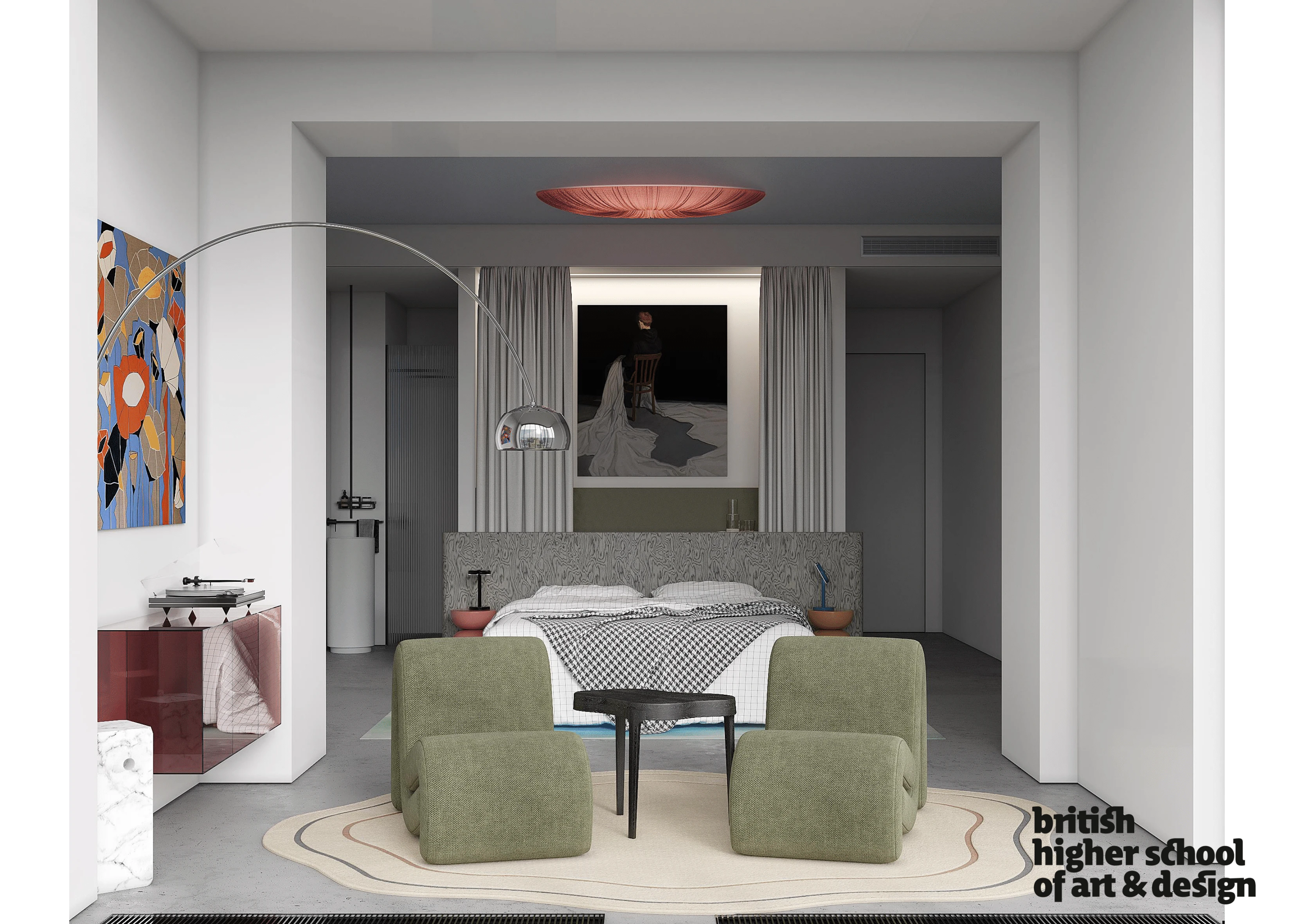 Проект гостиничного номера "Акценты" — Изображение №6 — 3D, Архитектура на Dprofile