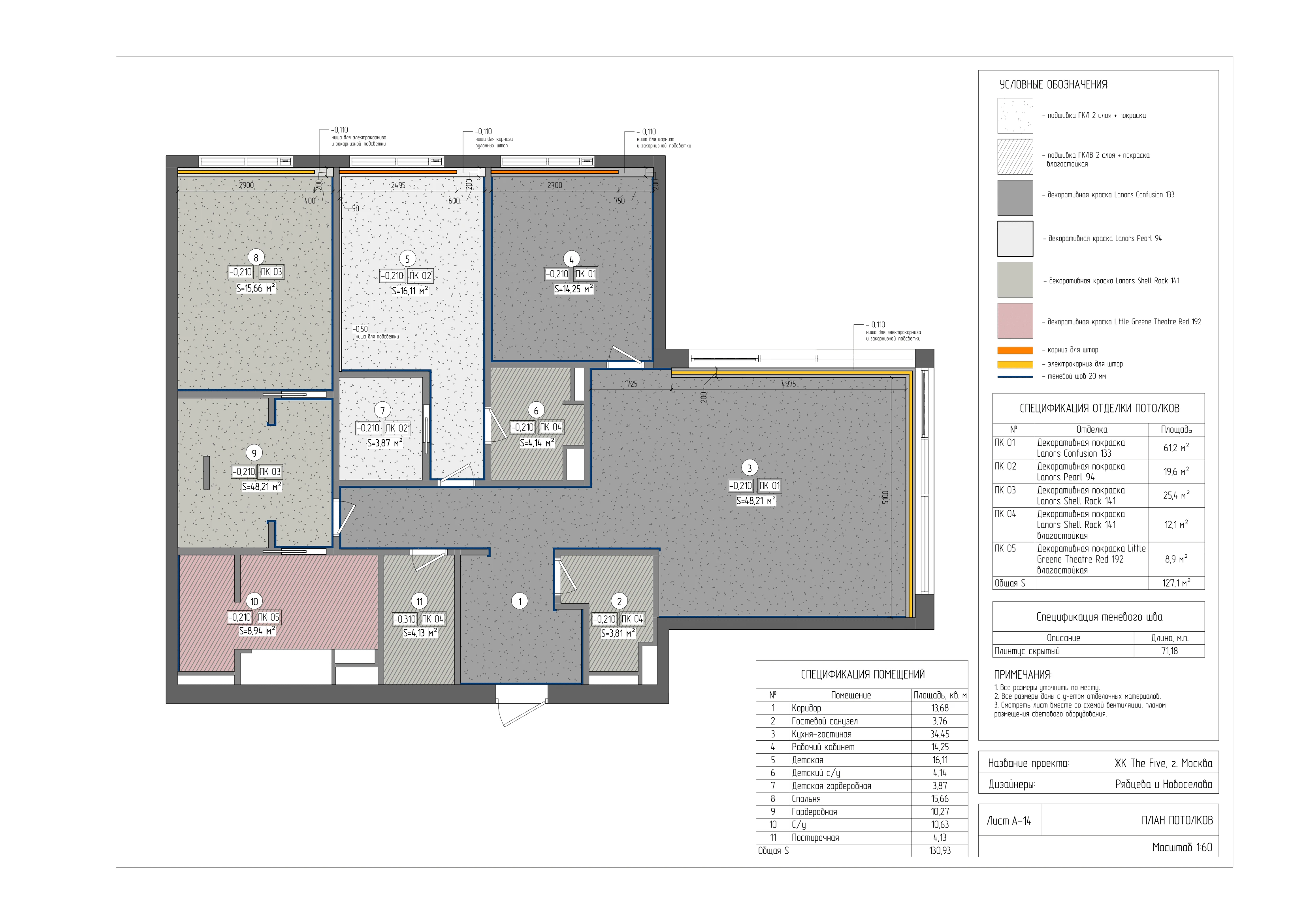 Проект квартиры в ЖК The Five — Изображение №16 — 3D, Архитектура на Dprofile
