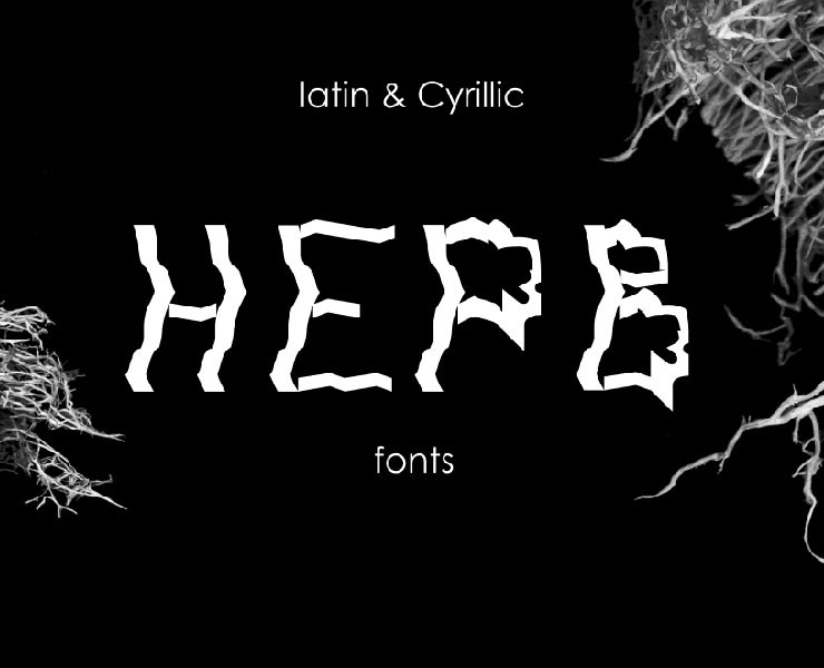 Модульный шрифт "НЕРВ" — Графика на Dprofile