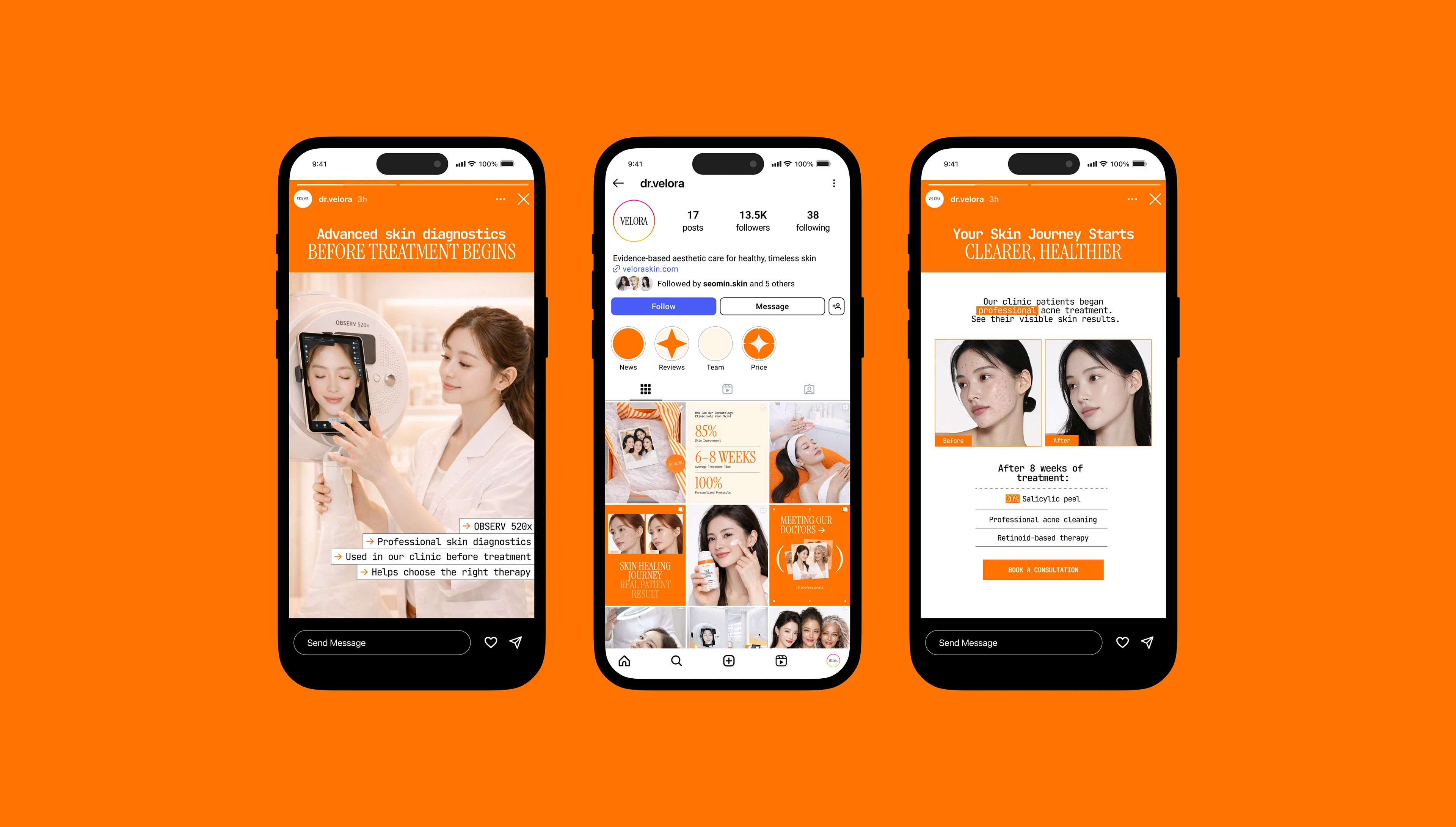 Клиника косметологии | Сosmetology beauty clinic — Изображение №8 — Интерфейсы, Маркетинг на Dprofile