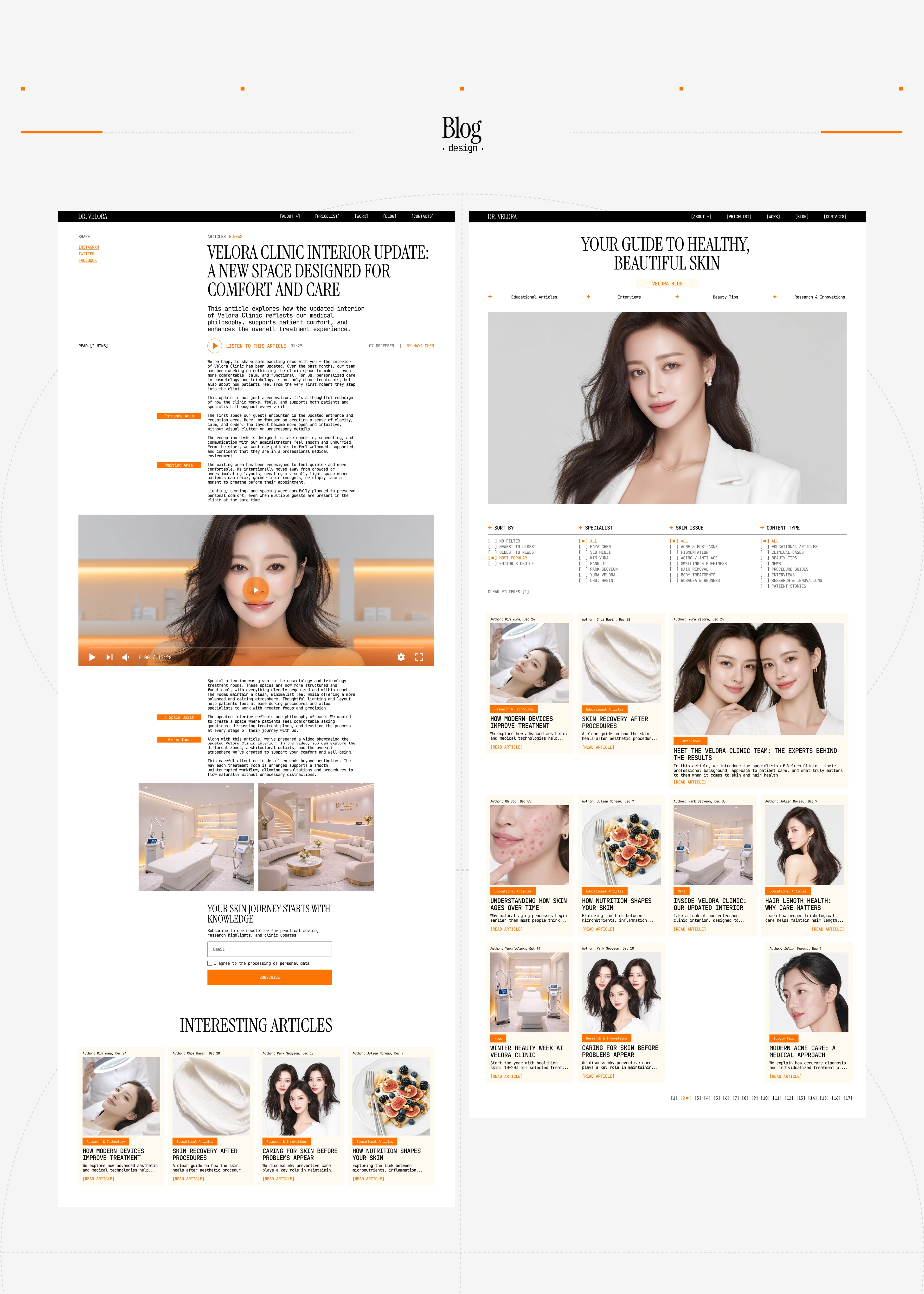 Клиника косметологии | Сosmetology beauty clinic — Изображение №16 — Интерфейсы, Маркетинг на Dprofile