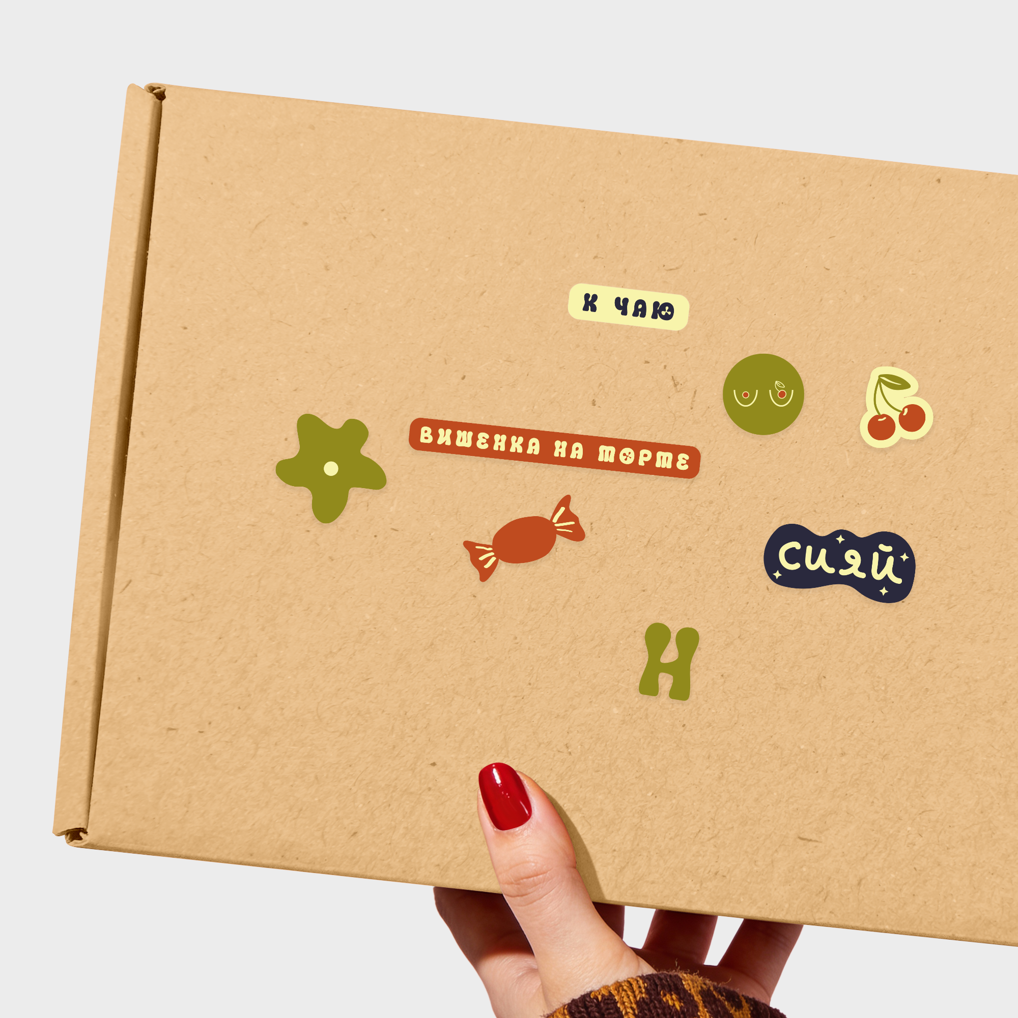 Яркий стикерпак "Лайф в кайф" — Изображение №6 — Брендинг, Графика на Dprofile