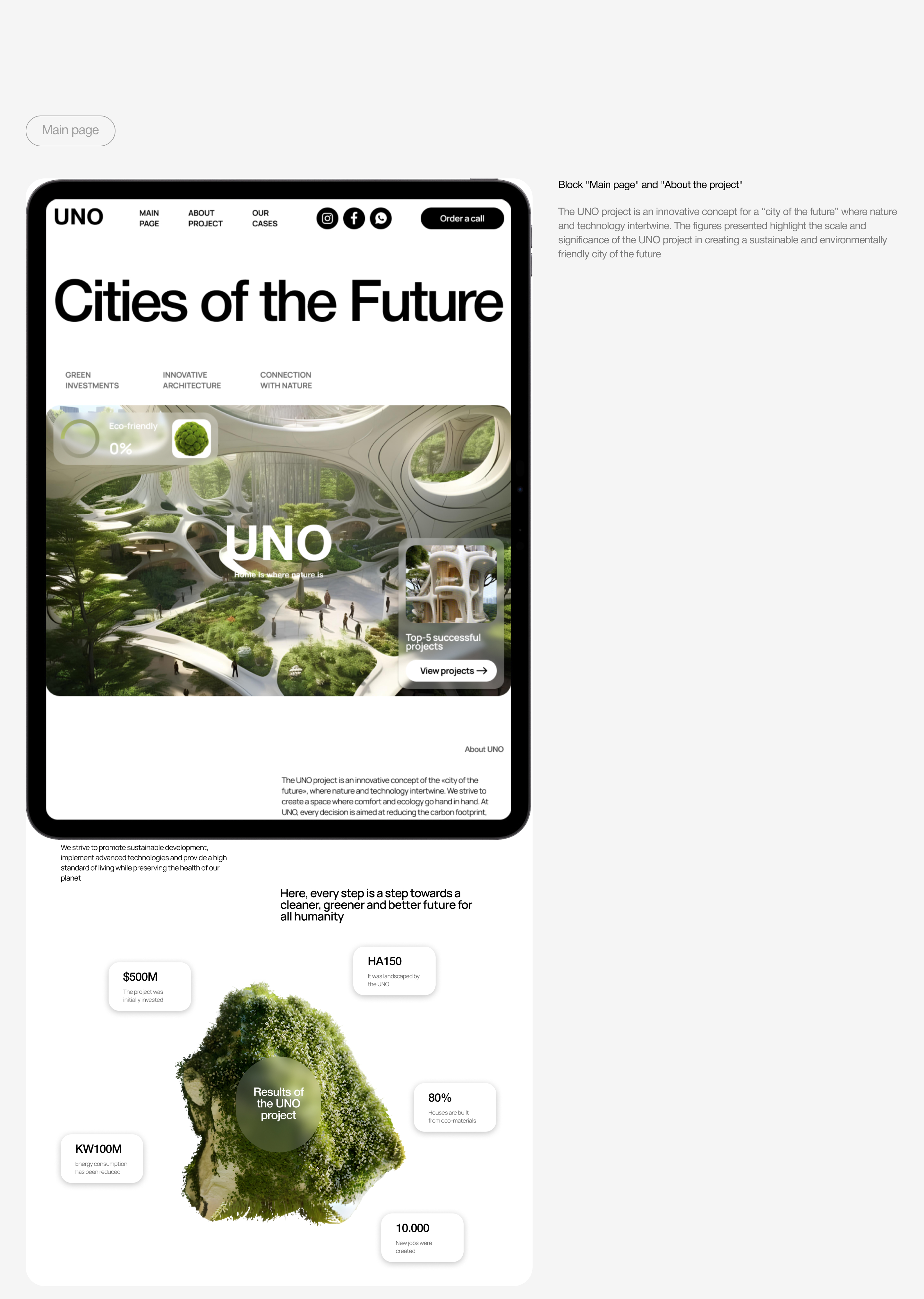 UNO — эко-город будущего — Изображение №8 — Интерфейсы на Dprofile