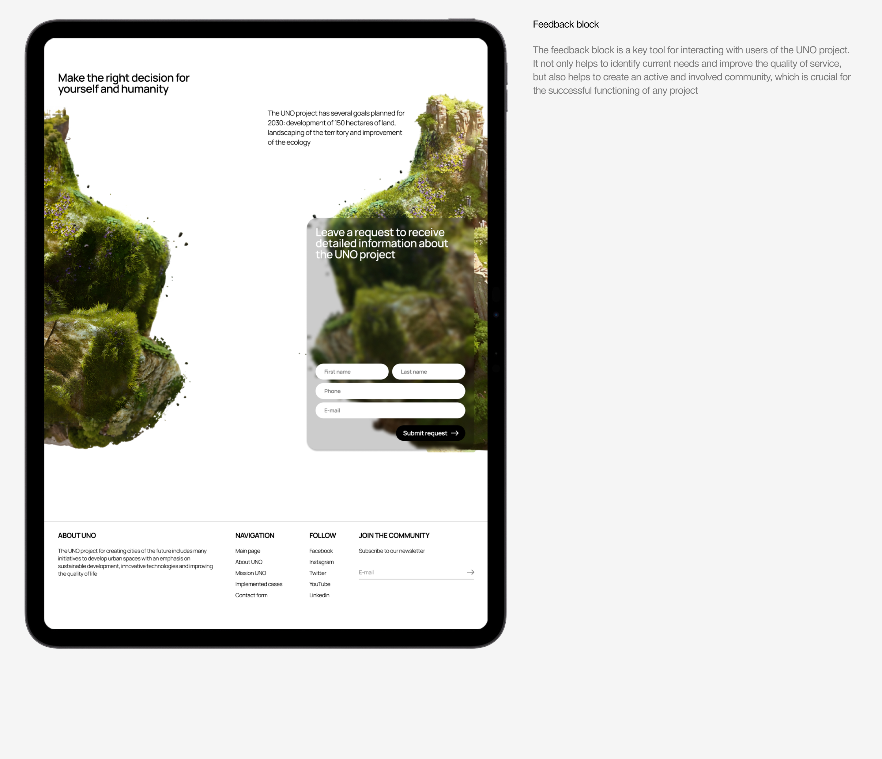 UNO — эко-город будущего — Изображение №10 — Интерфейсы на Dprofile